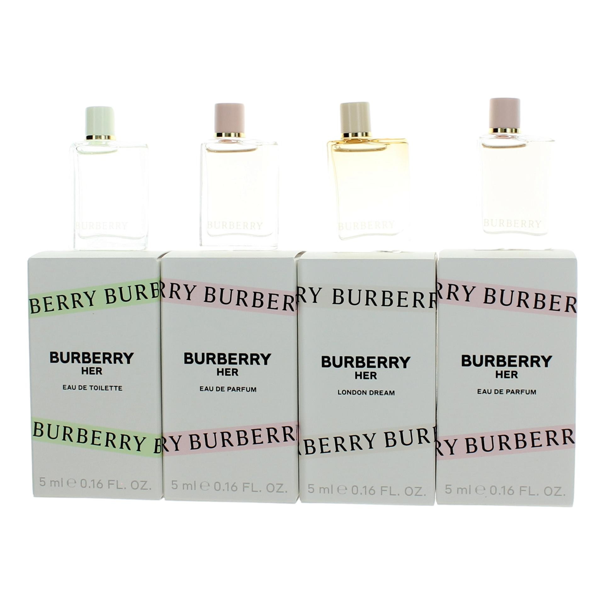 Foto 2 pulgar | Miniset De Regalo Perfume Burberry Her De 4 Piezas Para Mujer - Venta Internacional.