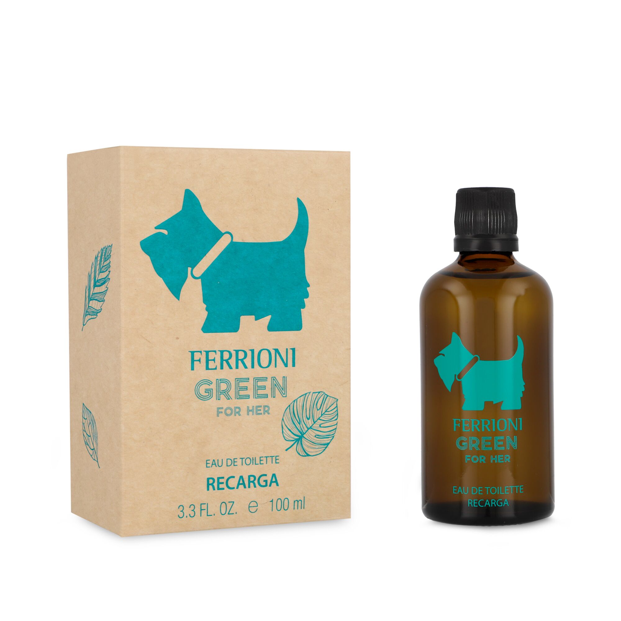 Foto 1 | Ferrioni Green For Her 100ml Edt Refill