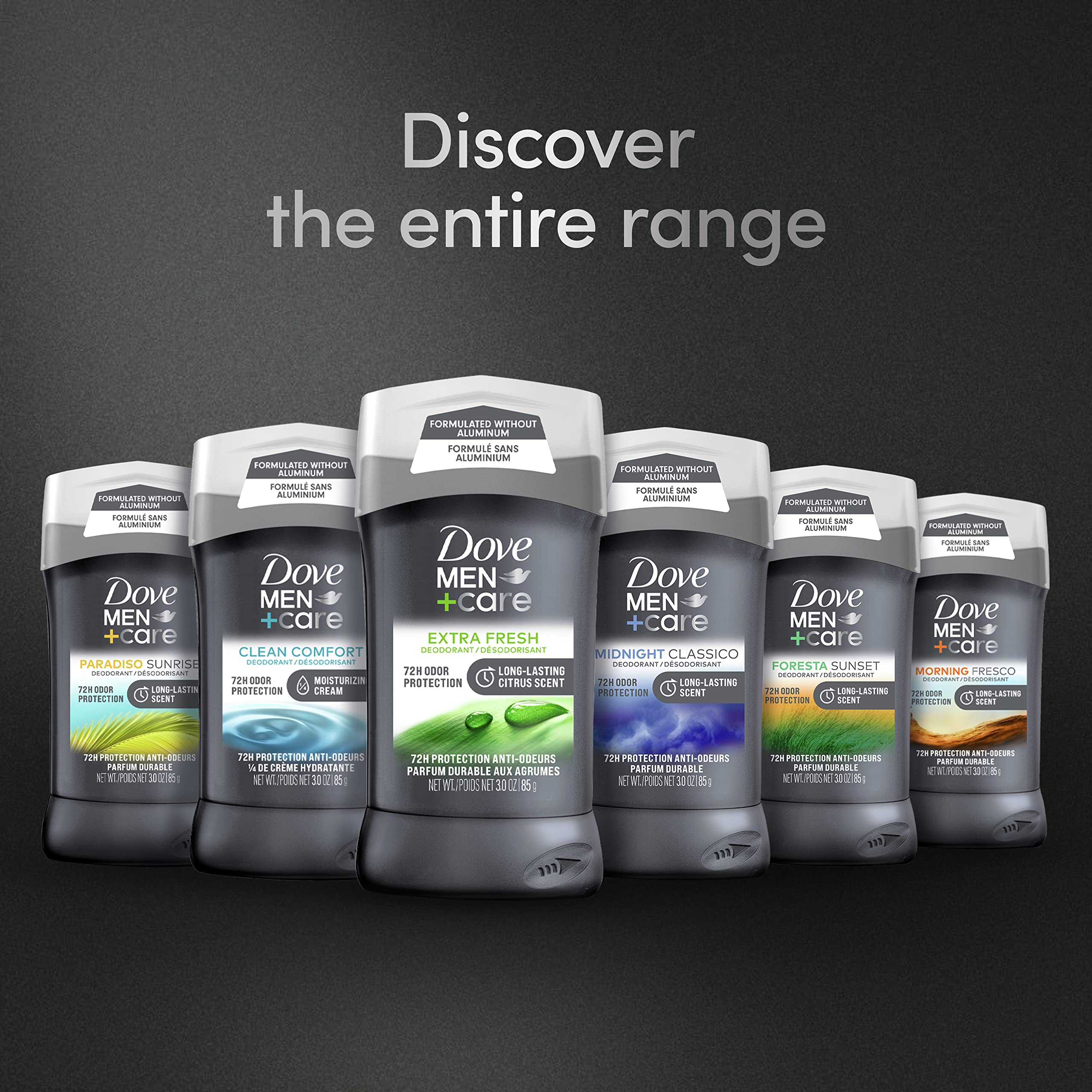 Foto 4 | Desodorante En Barra Dove Men + Care Clean Comfort, 72 Horas, 4 X 85 Ml - Venta Internacional.