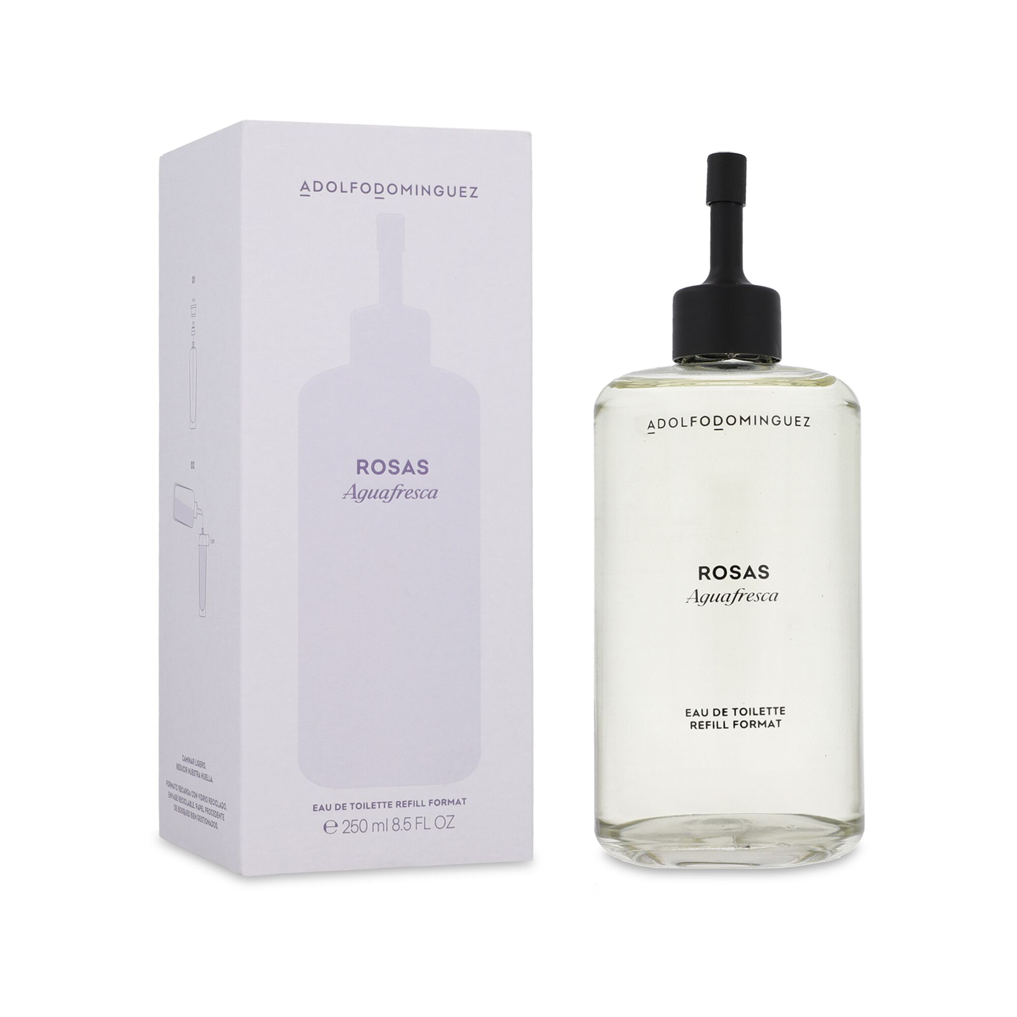 Foto 2 pulgar | Perfume Adolfo Dominguez Eau de Toilette Agua Fresca de Rosas Refill 250 ml