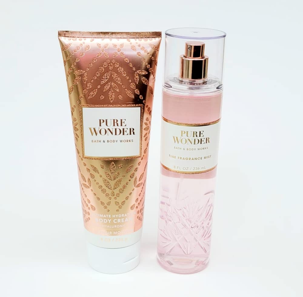 Foto 2 pulgar | Set De Fragancias Bath & Body Works Pure Wonder Body Cream - Venta Internacional.