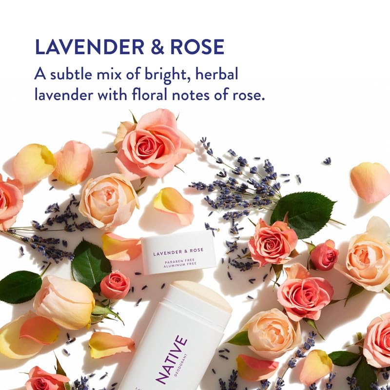 Foto 6 pulgar | Desodorante Native Lavender & Rose, 72 Horas, Control De Olores, Sin Aluminio - Venta Internacional.