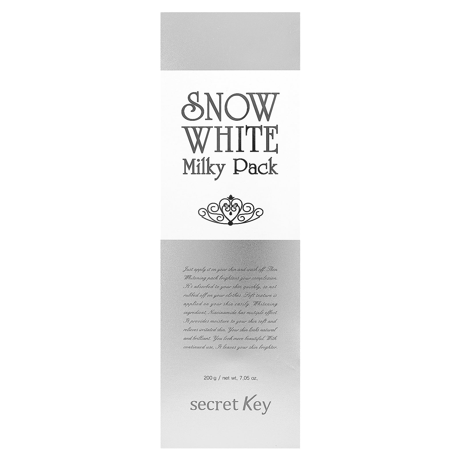 Foto 3 pulgar | Paquete Lechoso Cream Secret Key Blancanieves, 200 G - Venta Internacional.