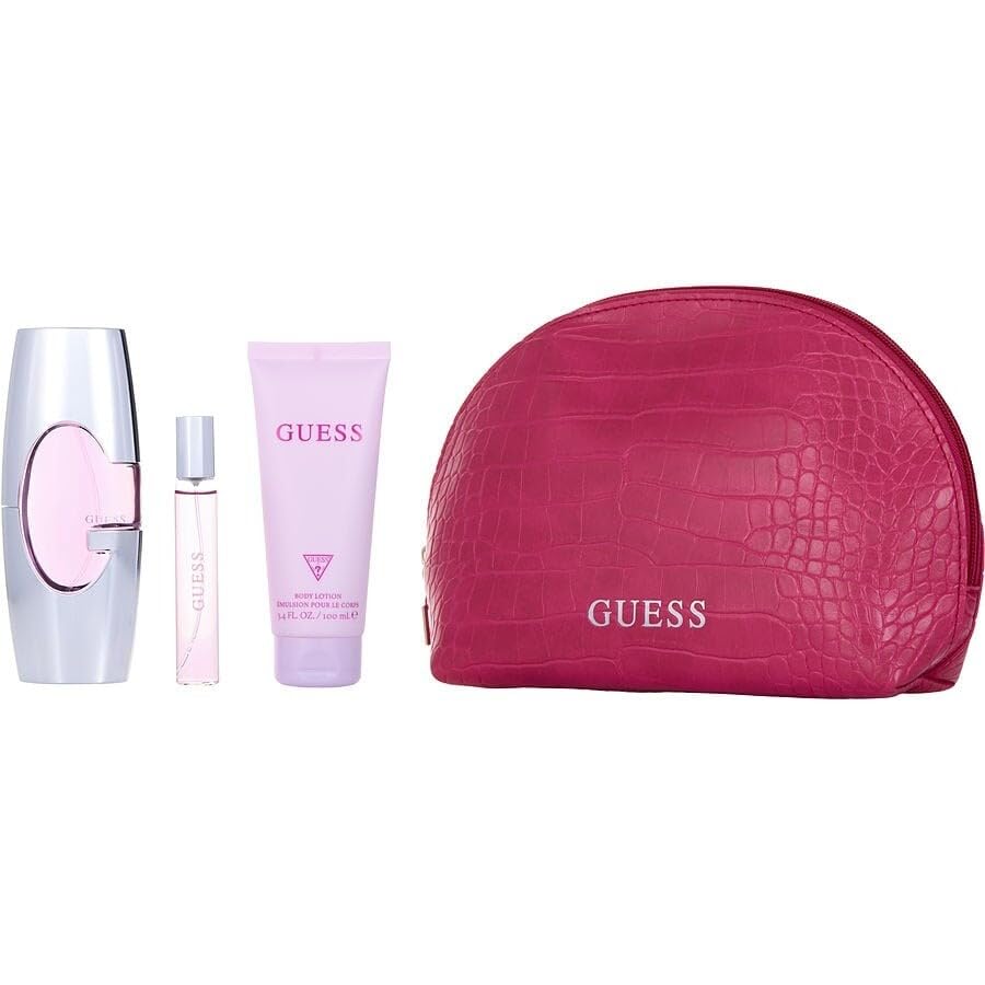 Foto 2 pulgar | Perfume Guess Pink Eau De Parfum 2,5 L + 100 Ml + 15 Ml + Bolsa - Venta Internacional.
