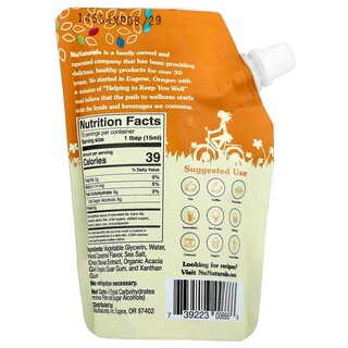 Foto 2 | Sirope Aromatizado Nunaturals De Caramelo Salado 200 Ml - Venta Internacional.