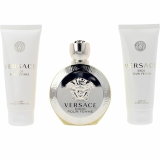 Foto 1 | Perfume Versace Eros Edp Para Mujer 100 Ml Con Loción Corporal Y Gel - Venta Internacional.
