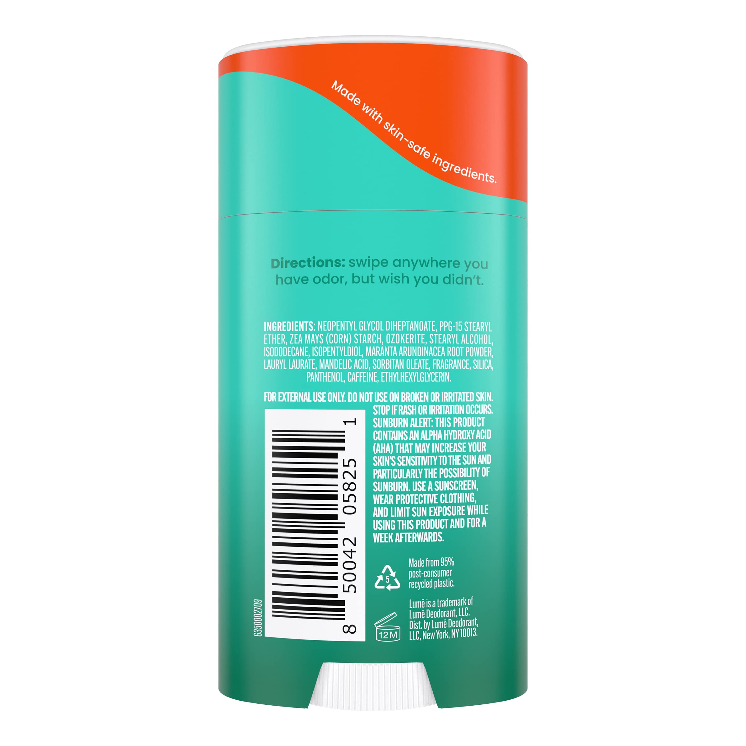 Foto 3 pulgar | Desodorante Lume Smooth Solid Stick  Pepino A La Menta  75 Ml - Venta Internacional.