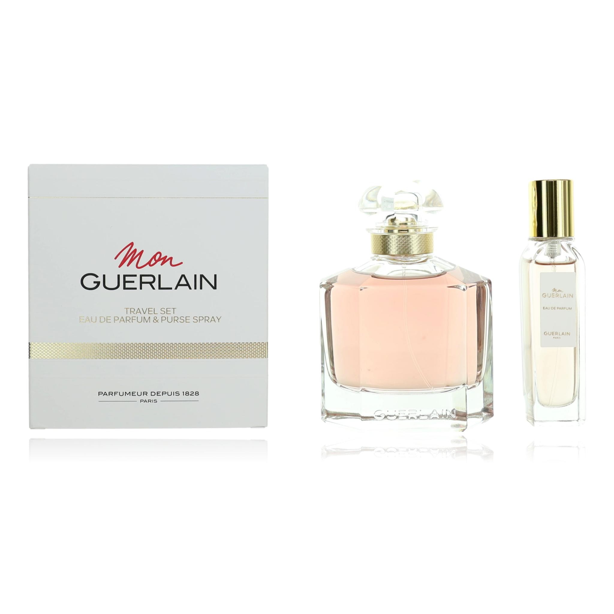 Foto 2 pulgar | Set De Regalo De Perfume Guerlain Mon Guerlain Edp 100 Ml Y 15 Ml Para Mujer - Venta Internacional.