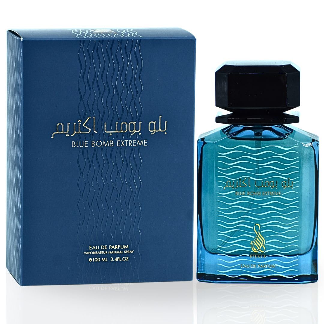 Foto 1 | Perfume Risala Blue Bomb Extreme Eau De Parfum  100 Ml  Unisex - Venta Internacional.