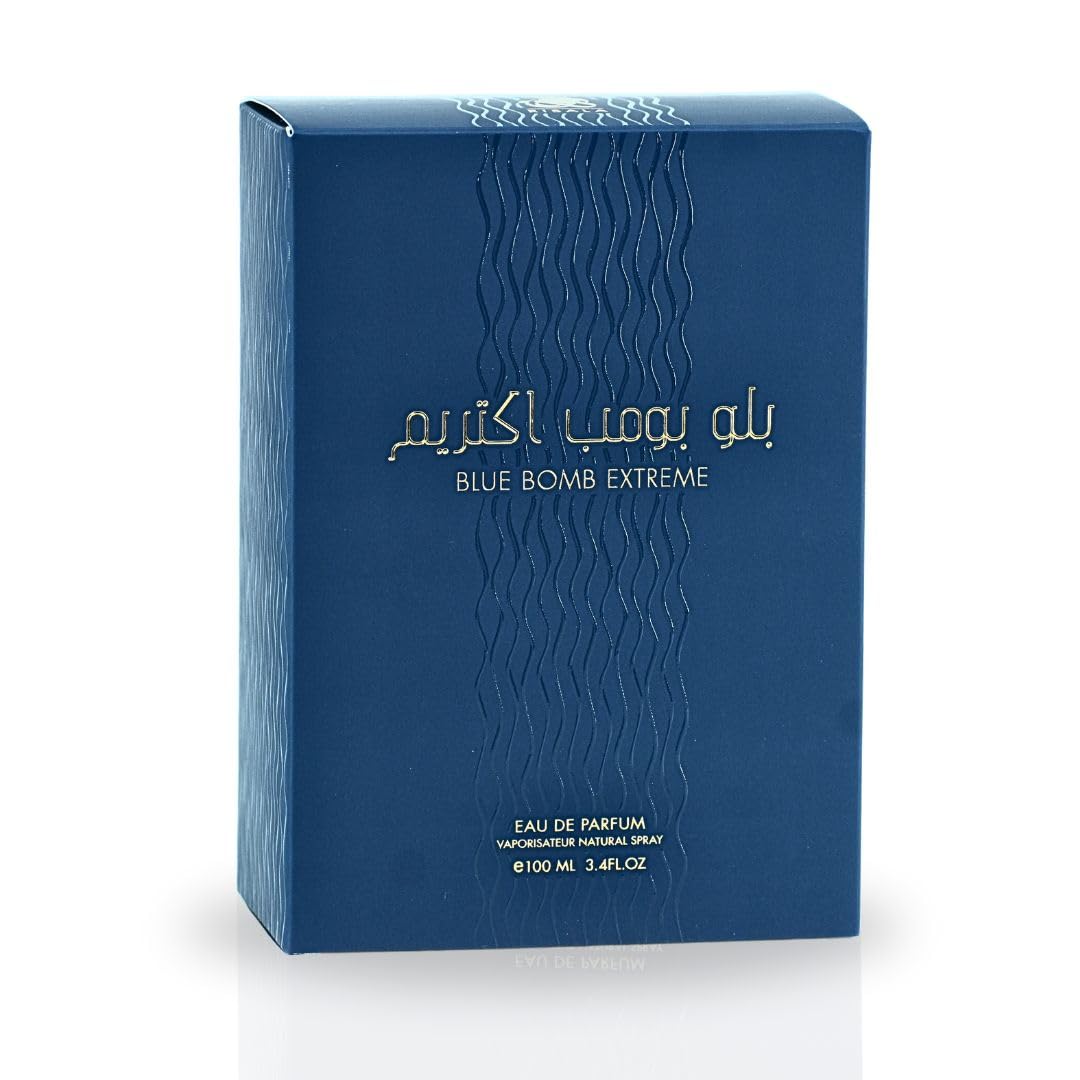 Foto 3 | Perfume Risala Blue Bomb Extreme Eau De Parfum  100 Ml  Unisex - Venta Internacional.