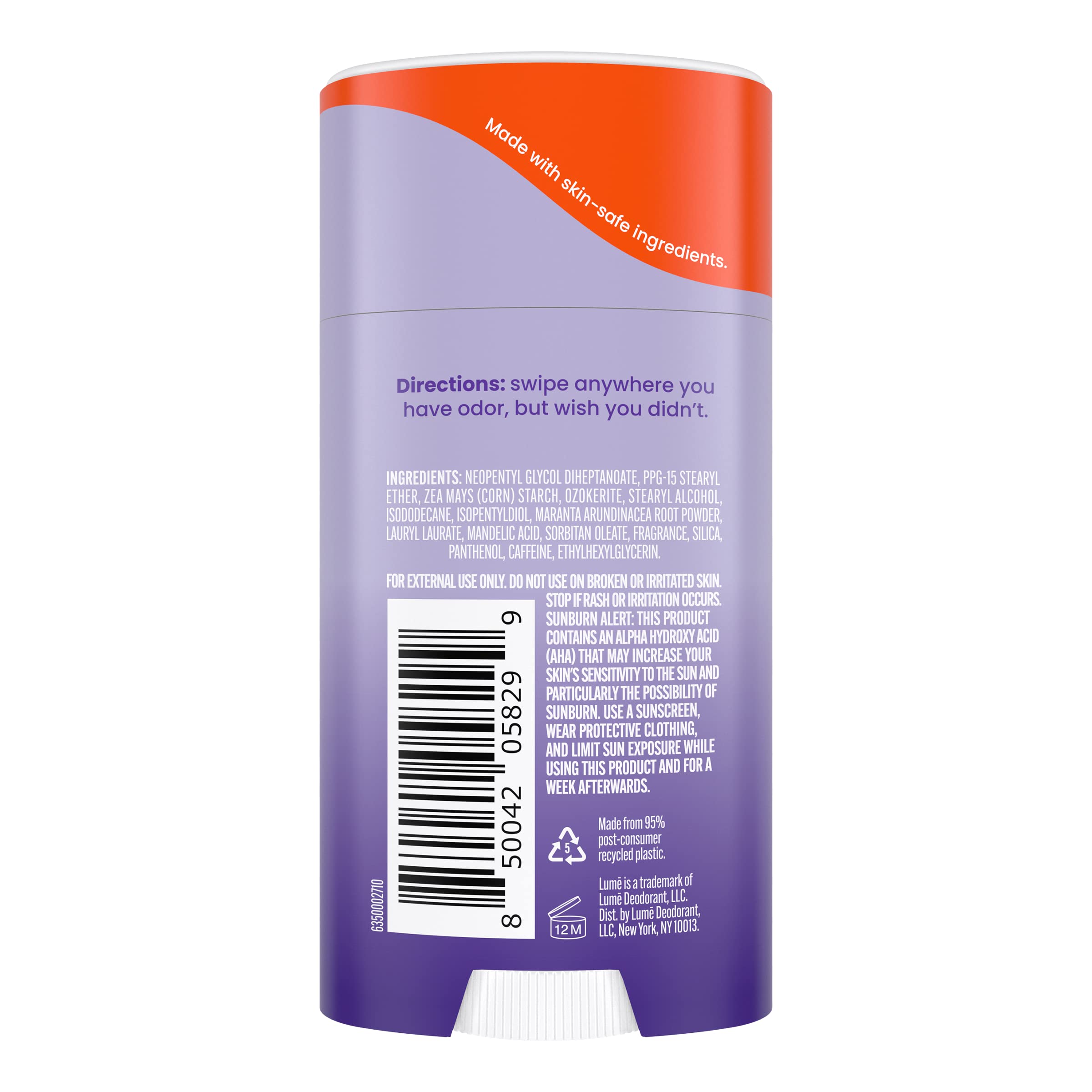Foto 2 | Desodorante Lume Smooth Solid Stick Soft Powder 75 Ml - Venta Internacional.