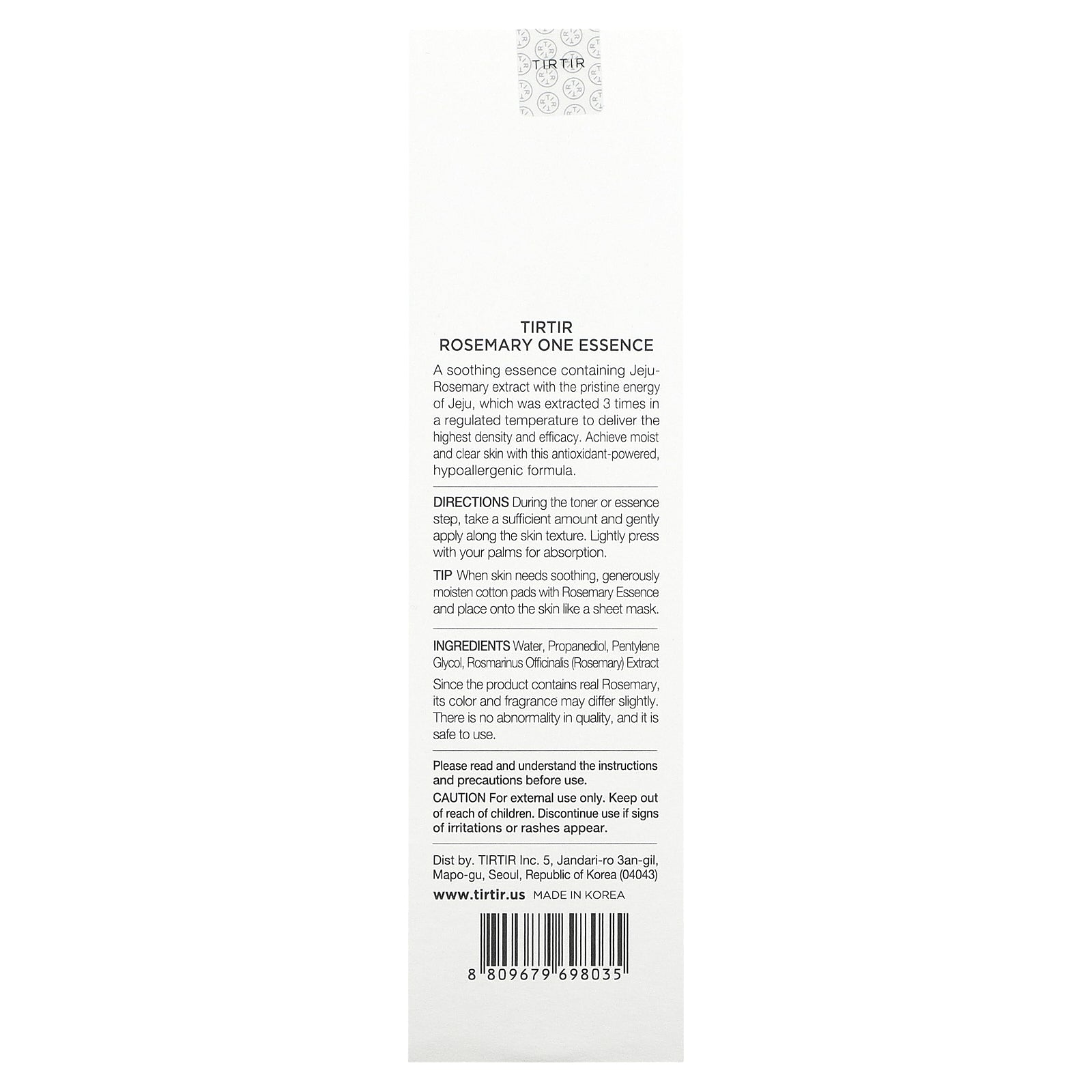 Foto 4 pulgar | Essence Tirtir Rosemary One 150 Ml - Venta Internacional.