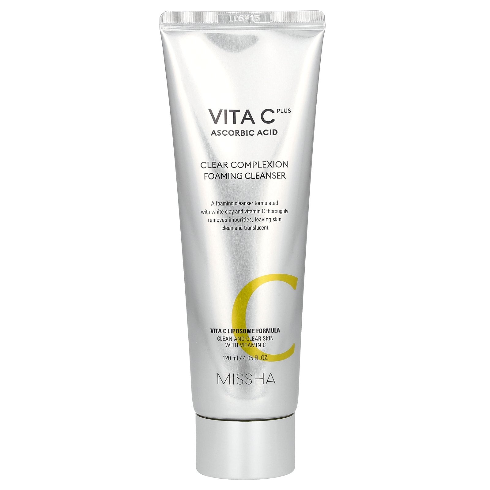 Foto 2 pulgar | Limpiador Espumoso Missha Vita C Plus Con Ácido Ascórbico 120 Ml - Venta Internacional.