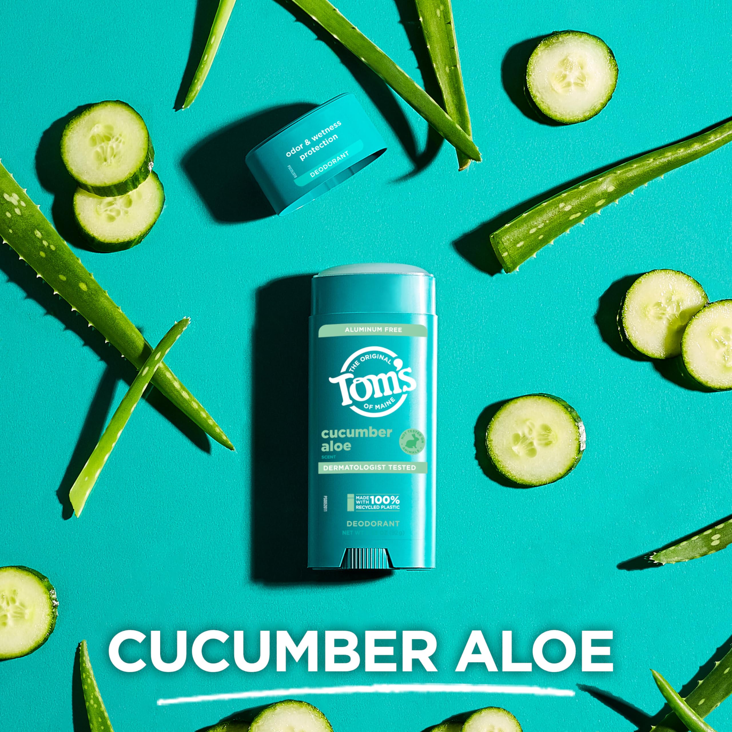 Foto 5 pulgar | Desodorante Tom's Of Maine  Pepino Y Aloe  96 Ml  Sin Aluminio - Venta Internacional.