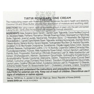 Foto 3 | Crema Tirtir Rosemary One 50 Ml - Venta Internacional.