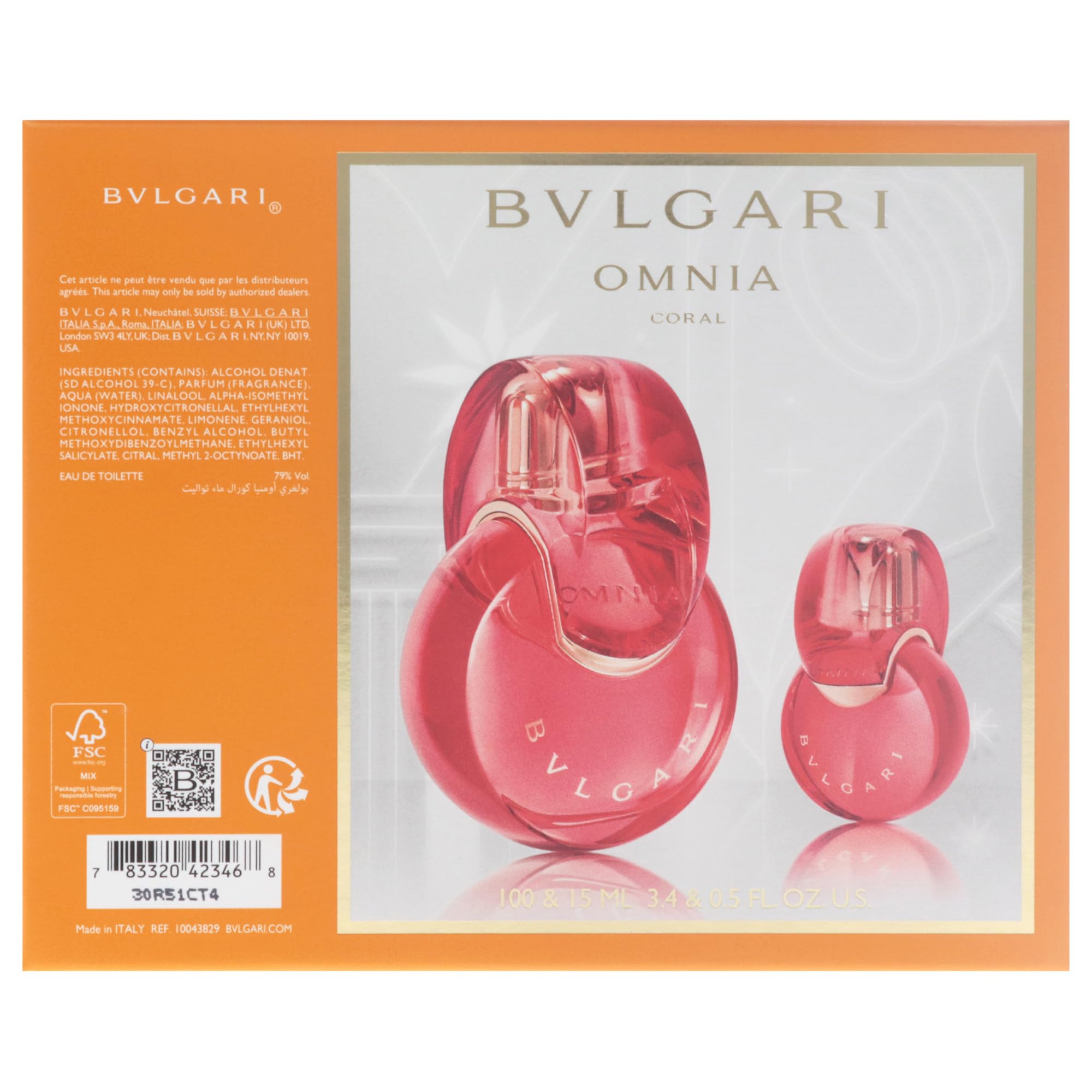 Foto 7 | Set De Regalo Perfume Bvlgari Omnia Coral Para Mujer  100 Ml Edt  2 Piezas - Venta Internacional.