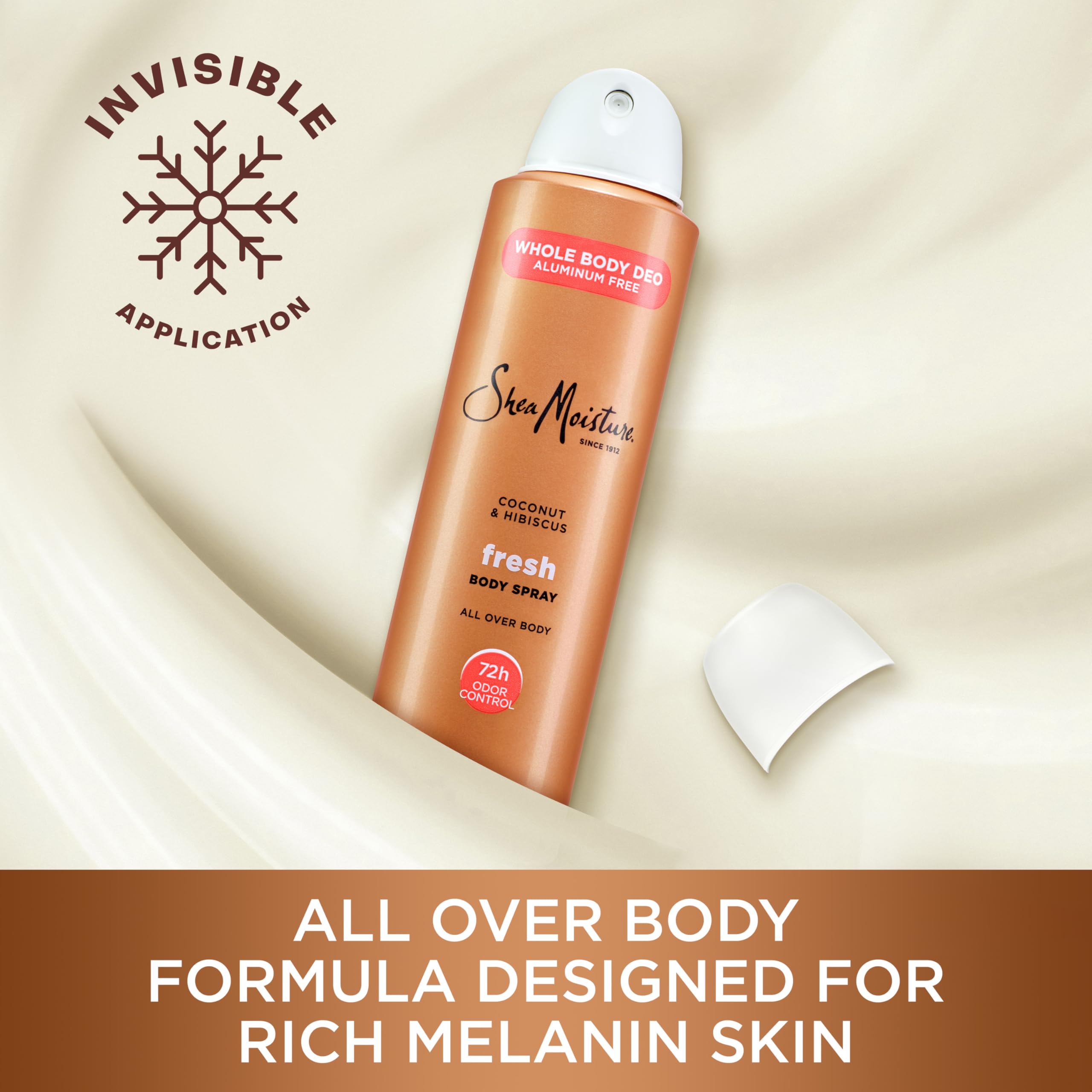Foto 4 pulgar | Desodorante En Aerosol Sheamoisture Whole Body Fresh 72 H 120 Ml - Venta Internacional.