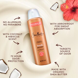 Foto 4 | Desodorante En Aerosol Sheamoisture Whole Body Fresh 72 H 120 Ml - Venta Internacional.
