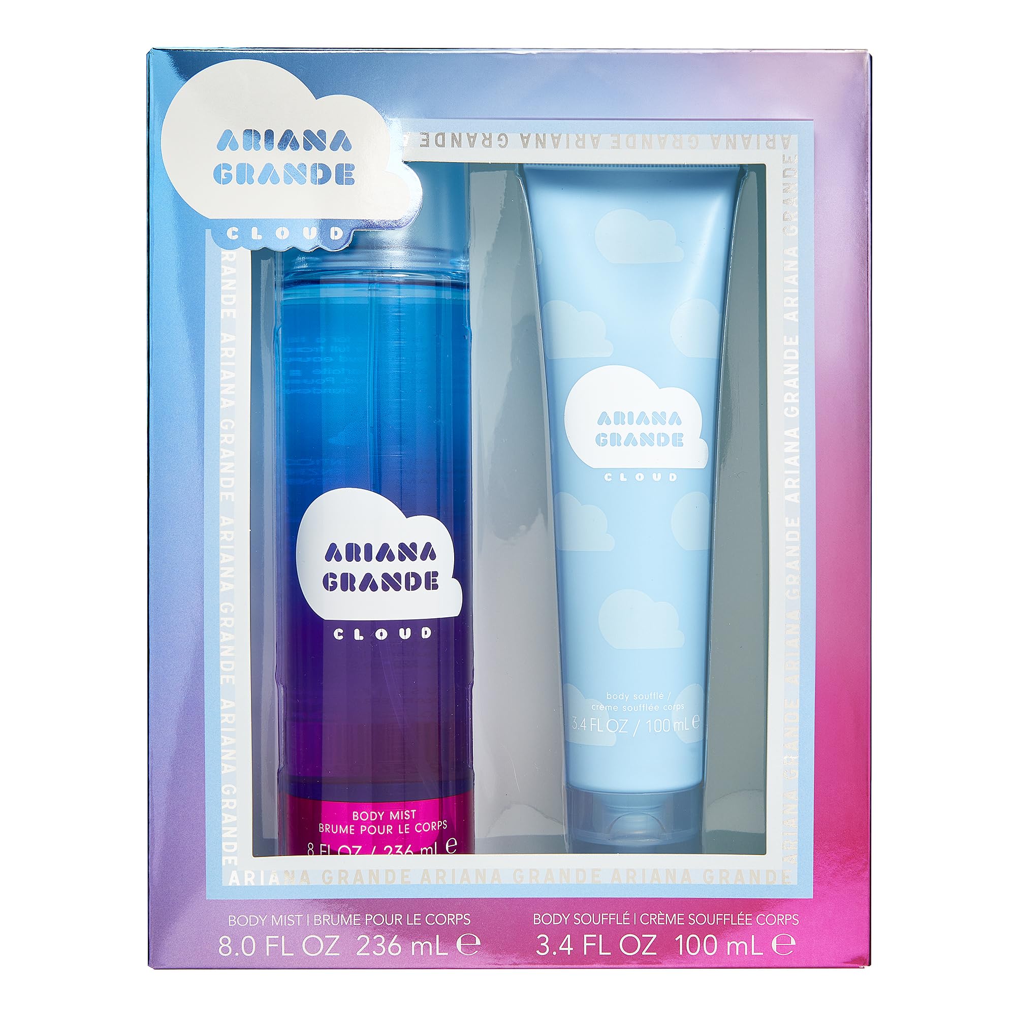 Foto 2 pulgar | Set De Perfume Ariana Grande Cloud Body Mist 236 Ml Y Loción 100 Ml - Venta Internacional.