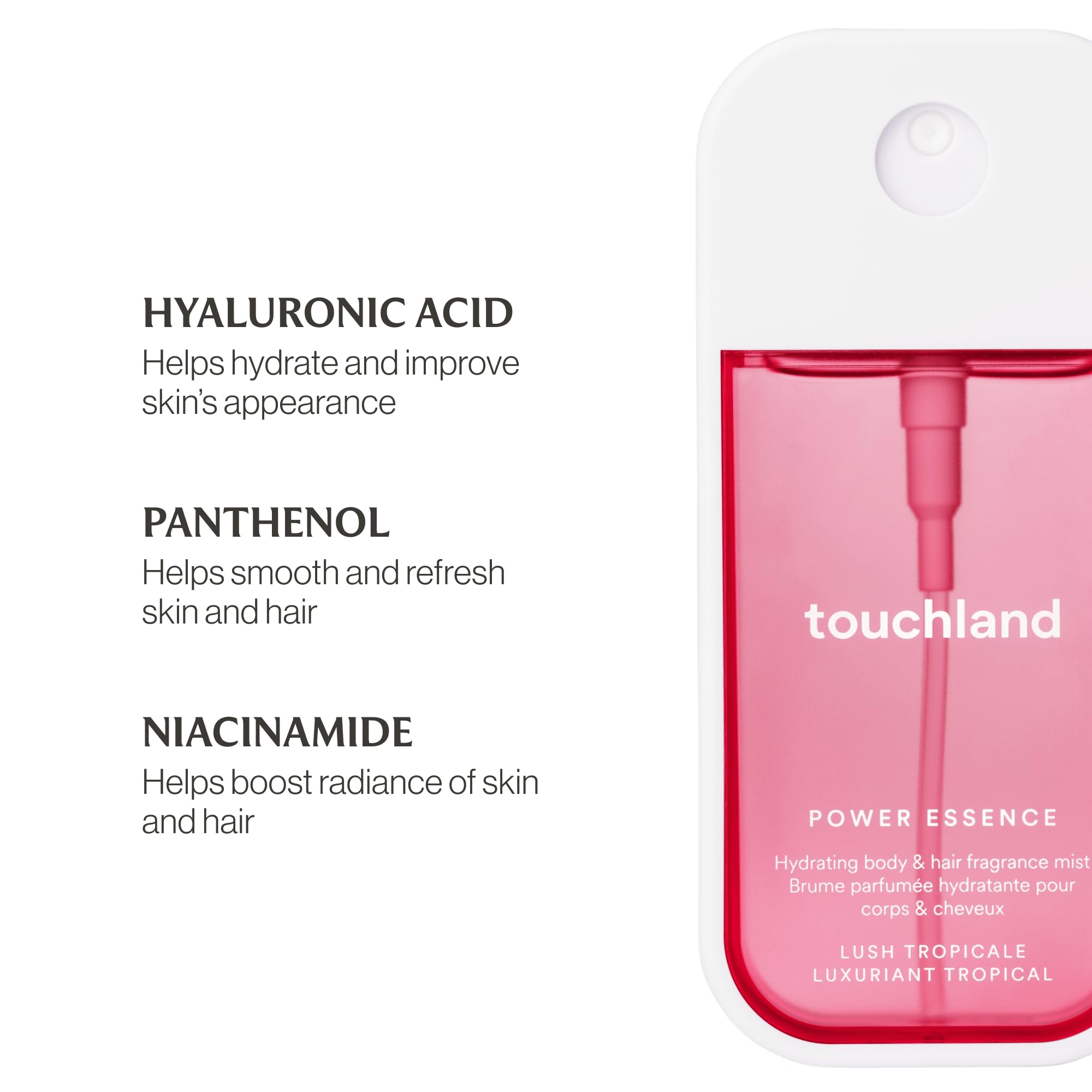 Foto 6 pulgar | Fragancia Para Cuerpo Y Cabello Touchland Power Essence Lush Tropicale - Venta Internacional.