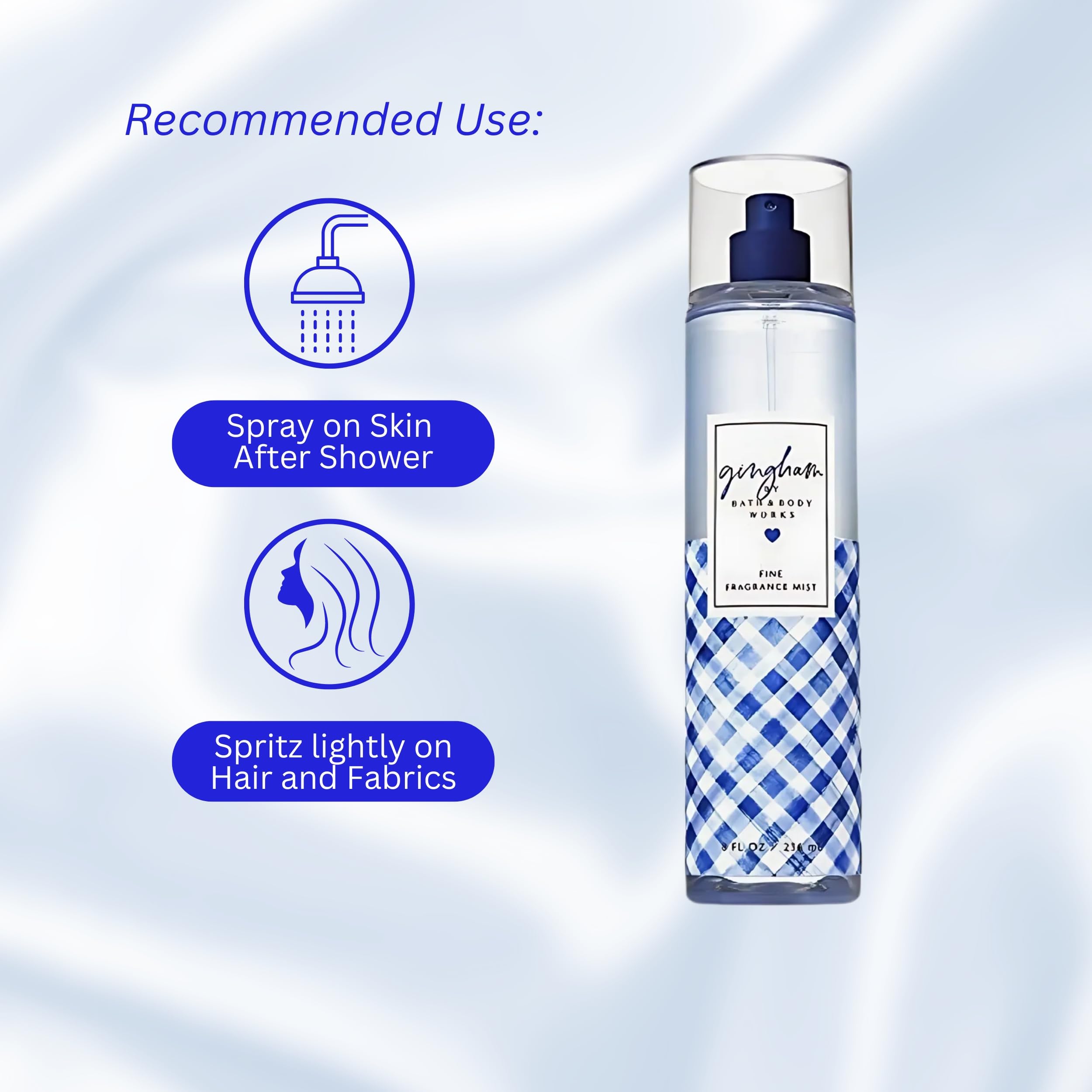 Foto 5 | Body Spray Mist Bath & Body Works Gingham 236 Ml Para Mujer - Venta Internacional.