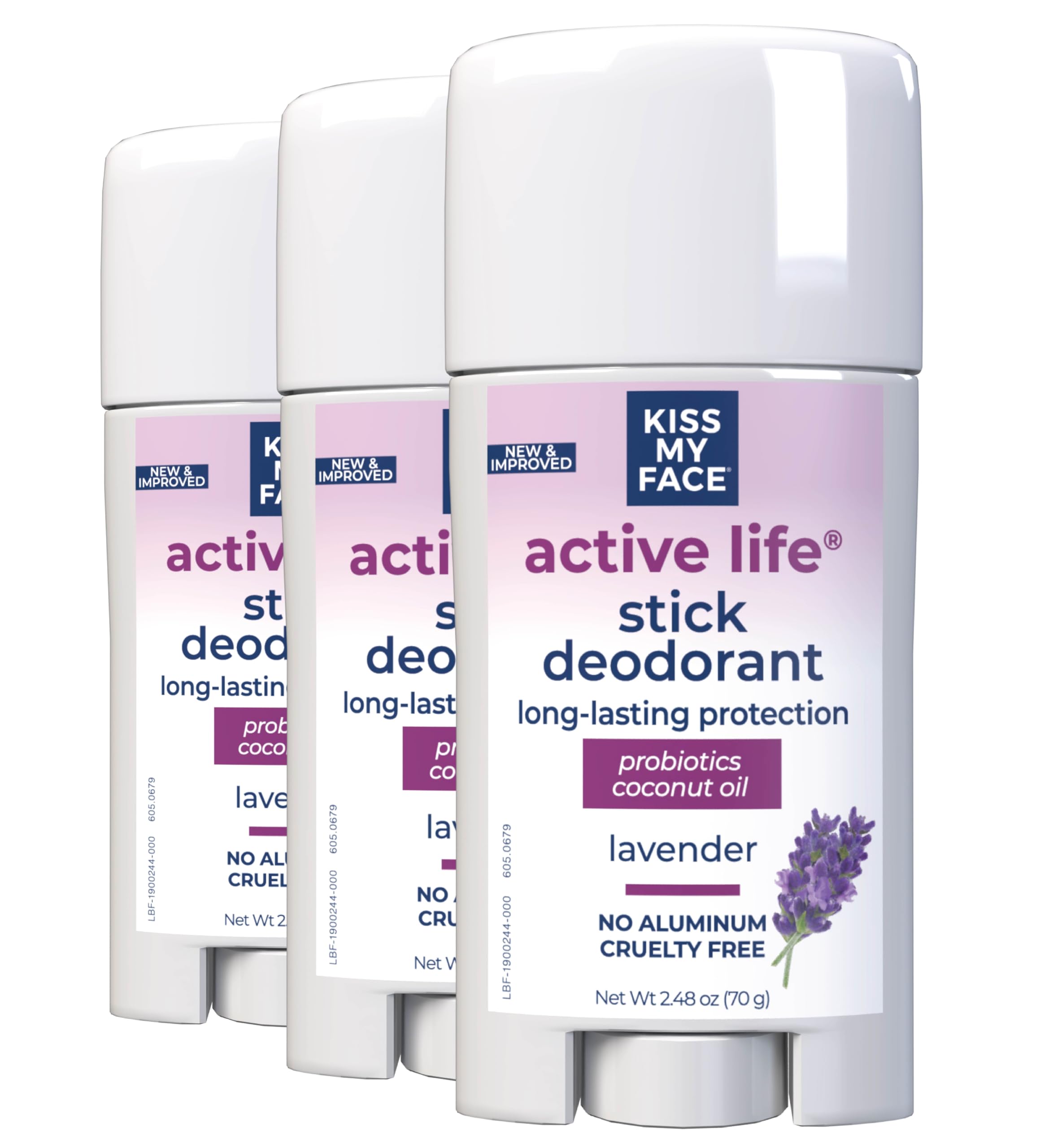 Foto 2 pulgar | Desodorante Kiss My Face Active Life 72h Odor Control  Paquete De 3 - Venta Internacional.