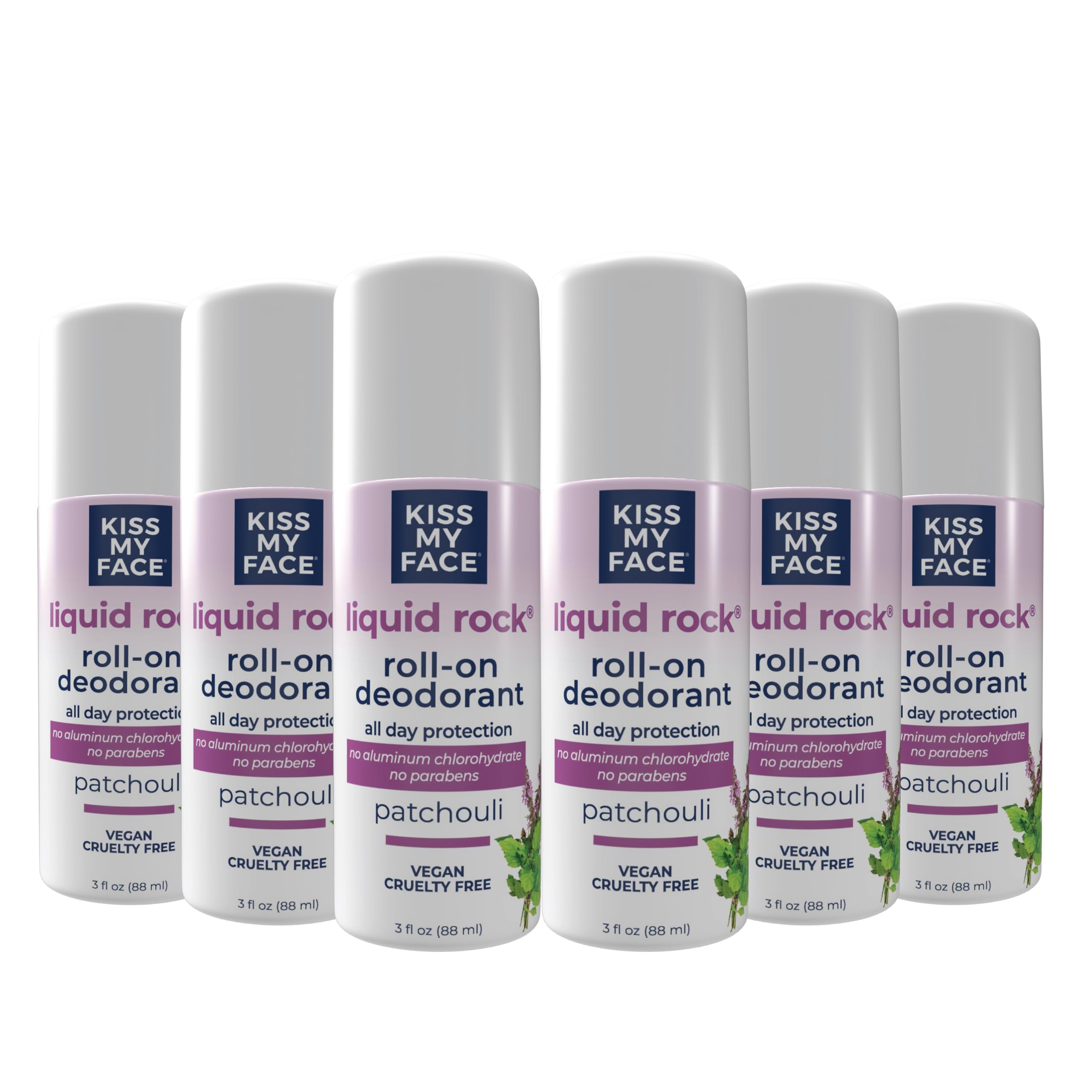 Foto 2 pulgar | Desodorante Kiss My Face Liquid Rock Patchouli 90 Ml (x6) - Venta Internacional.