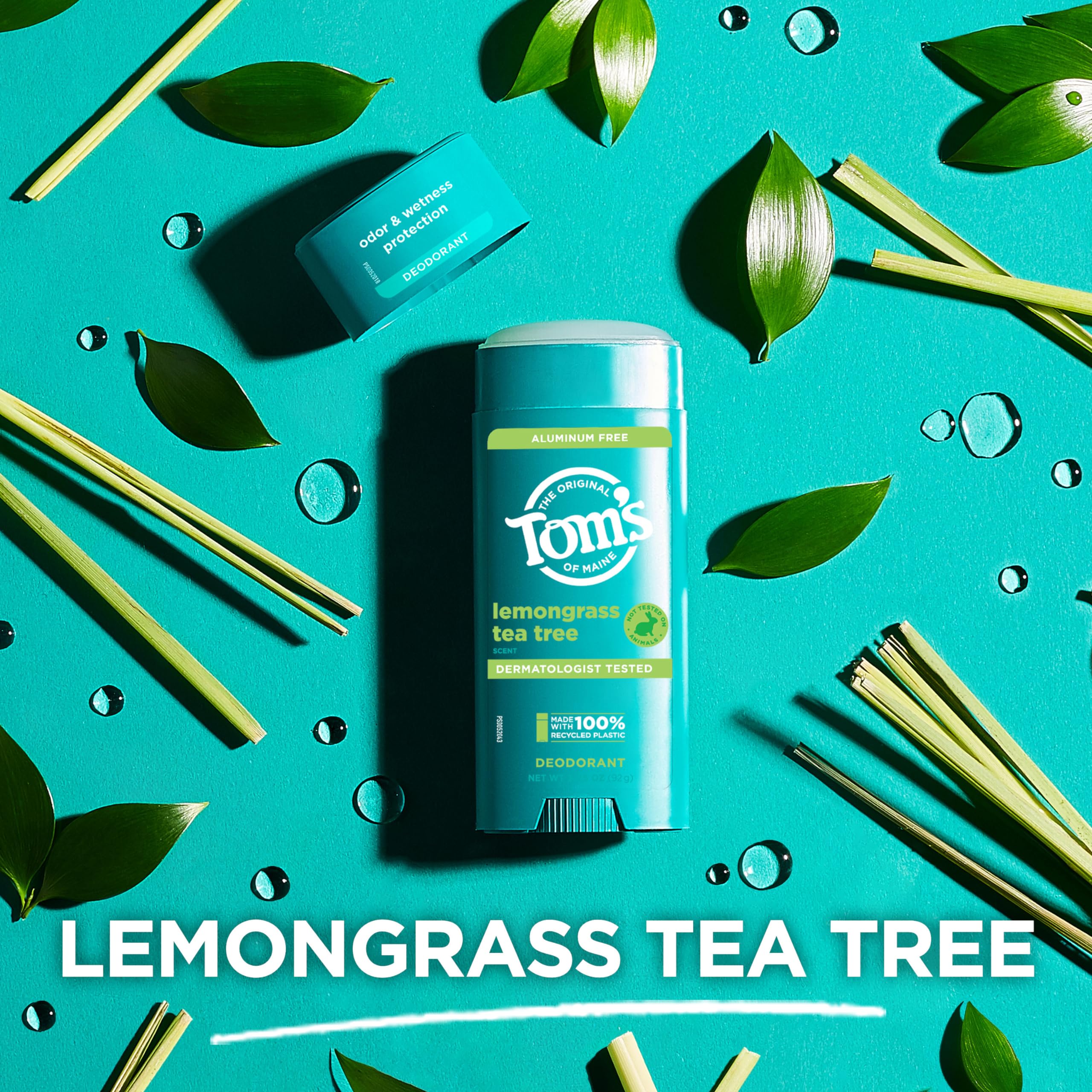 Foto 5 pulgar | Desodorante Tom's Of Maine Complete Protection Lemongrass 92 Ml - Venta Internacional.