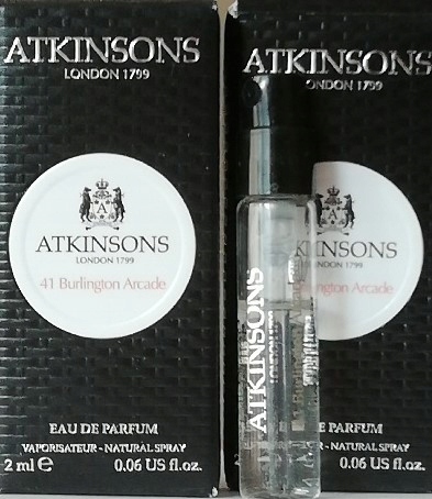 Foto 2 pulgar | Perfume Atkinsons 41 Burlington Arcade Eau De Parfum  2 Ml - Venta Internacional