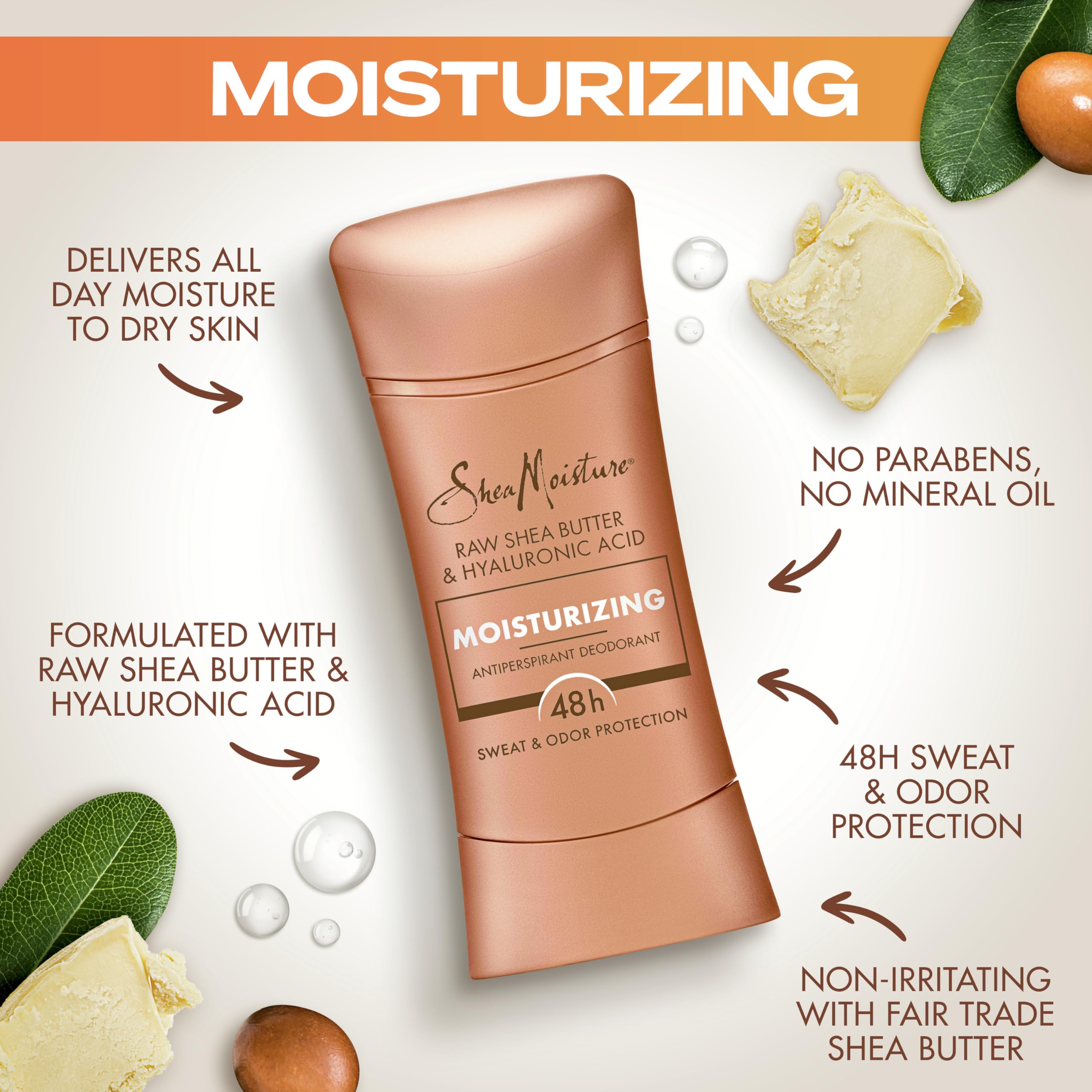 Foto 4 pulgar | Desodorante Antitranspirante En Barra Sheamoisture  48 Horas  Sudor  75 Ml - Venta Internacional.