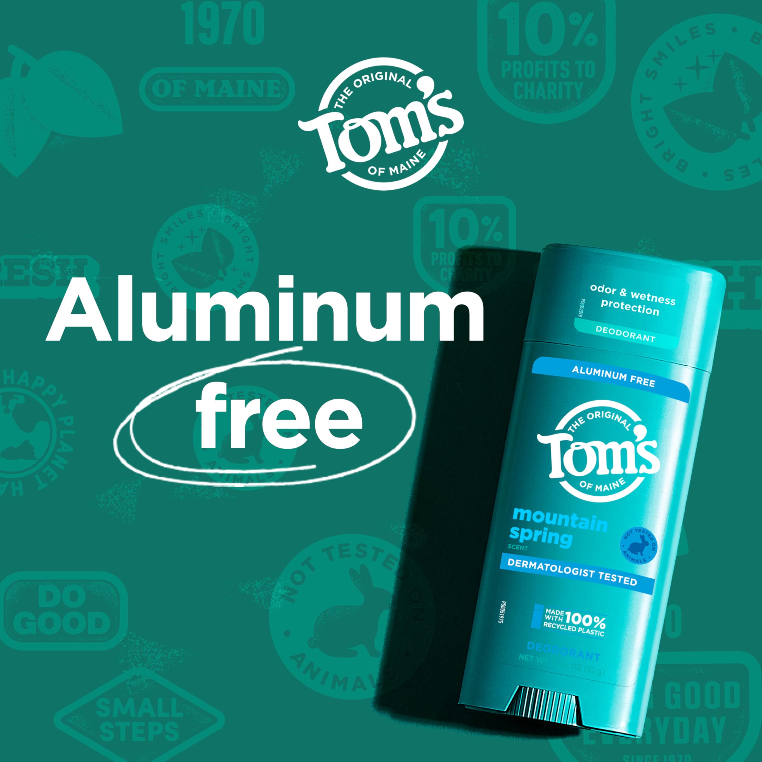 Foto 8 pulgar | Desodorante Tom's Of Maine Mountain Spring  96 Ml  Sin Aluminio - Venta Internacional.