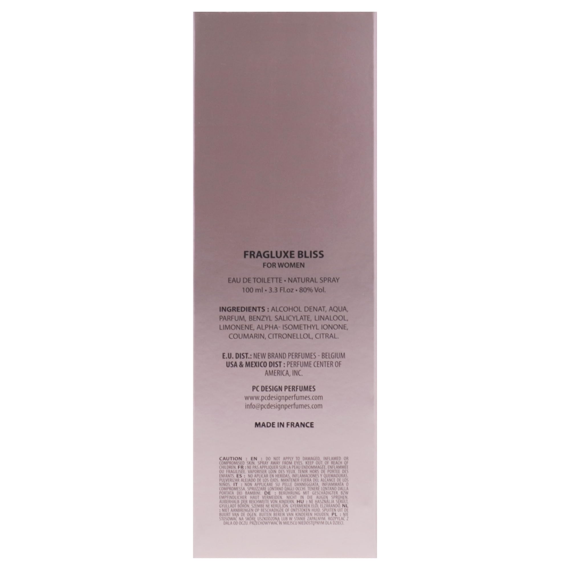 Foto 8 pulgar | Perfume Fragluxe Bliss Para Mujer En Aerosol Edt De 100 Ml - Venta Internacional.