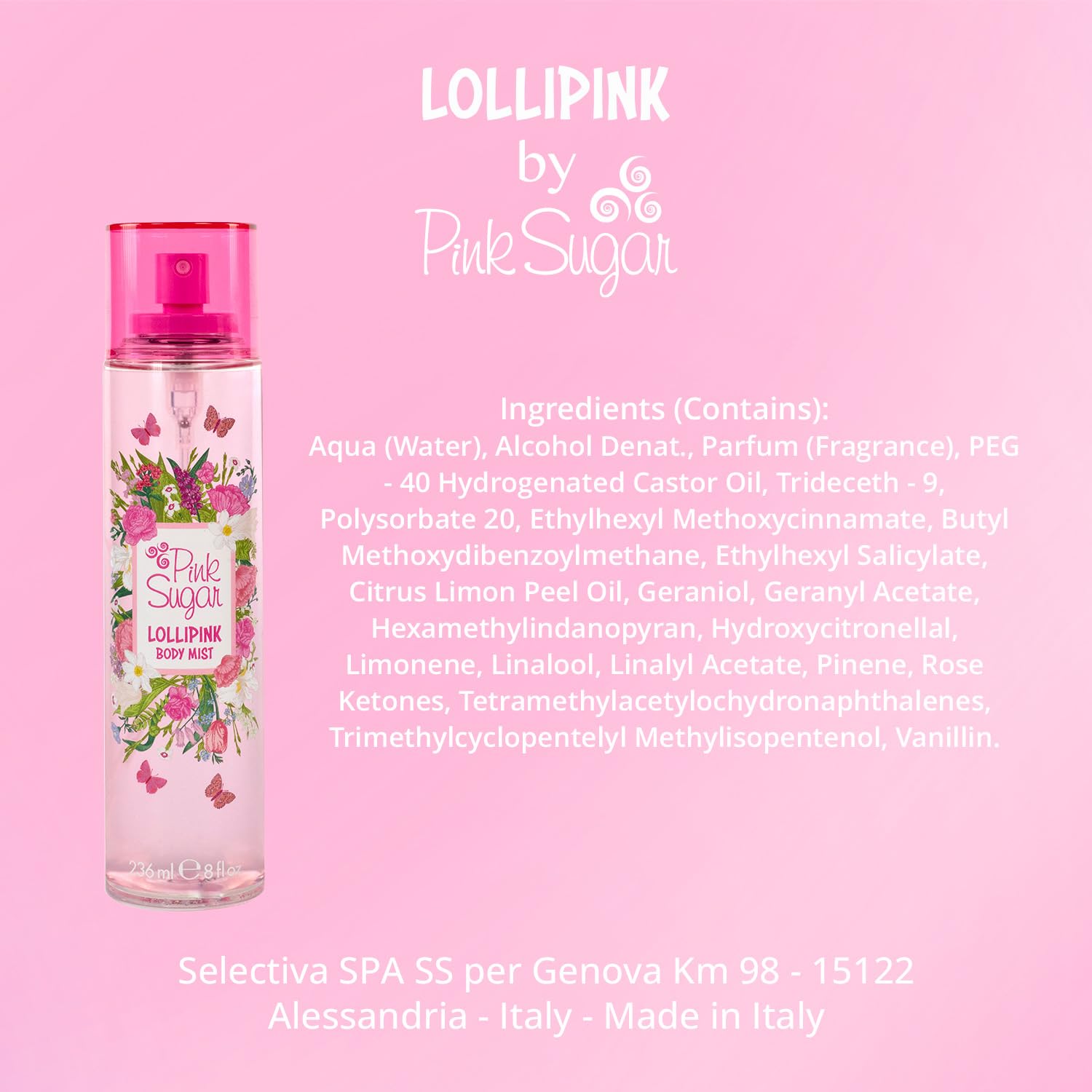 Foto 3 pulgar | Body Mist Pink Sugar Lollipink 240 Ml Para Mujer - Venta Internacional.