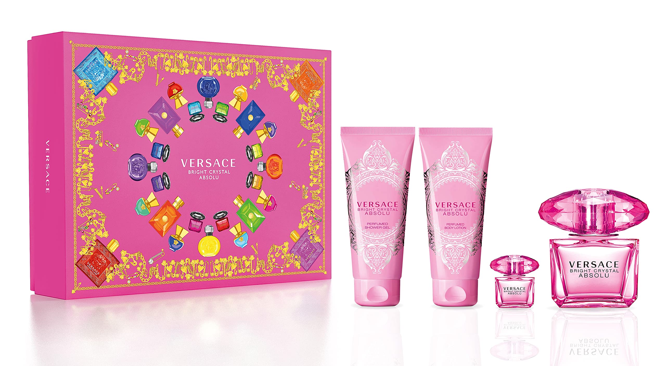 Foto 1 | Set De Regalo Versace Bright Crystal Absolu Edp 90 Ml Para Mujer - Venta Internacional.