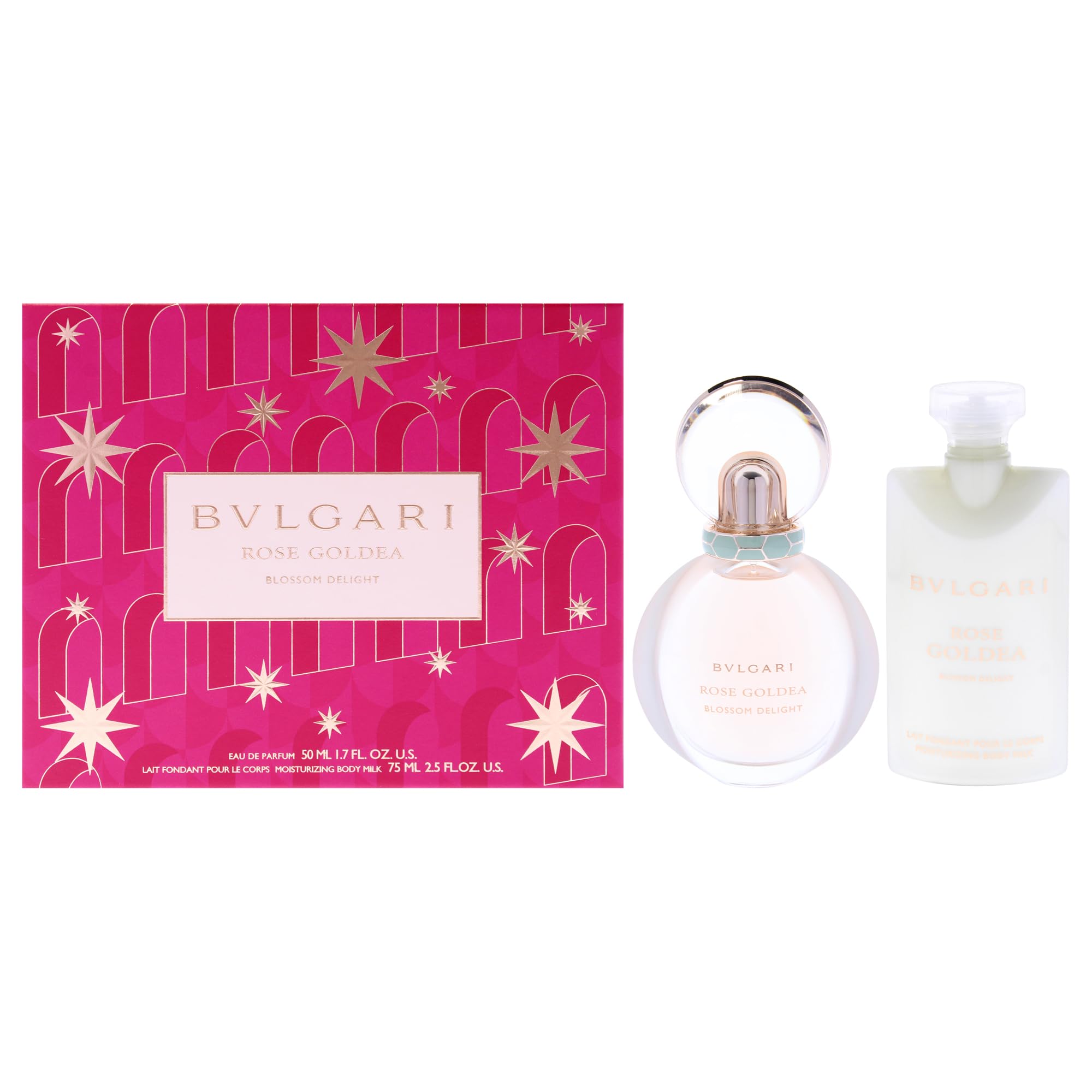 Foto 2 pulgar | Set De Regalo Perfume Bvlgari Rose Goldea Blossom Delight  50 Ml  2 Piezas - Venta Internacional.