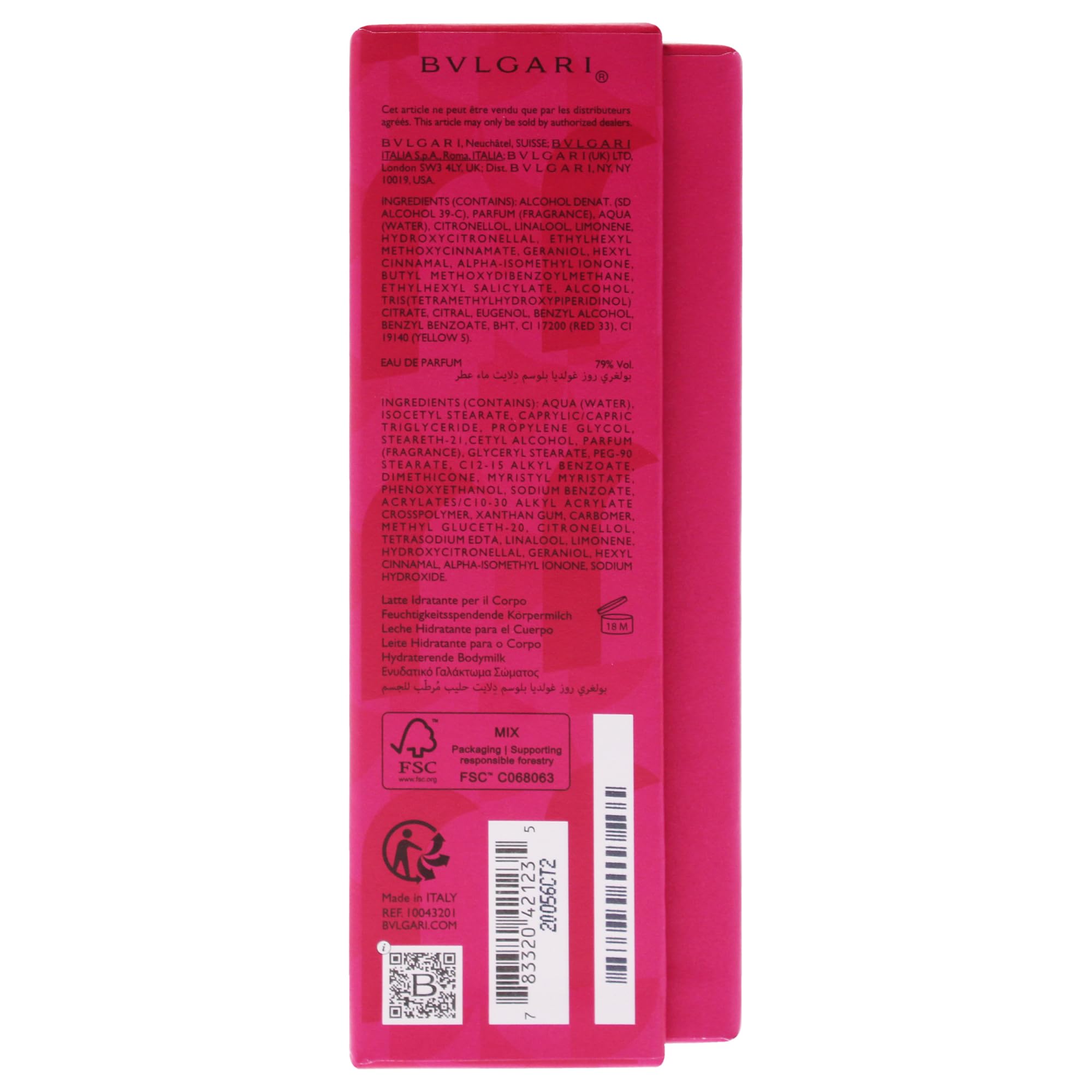 Foto 8 pulgar | Set De Regalo Perfume Bvlgari Rose Goldea Blossom Delight  50 Ml  2 Piezas - Venta Internacional.