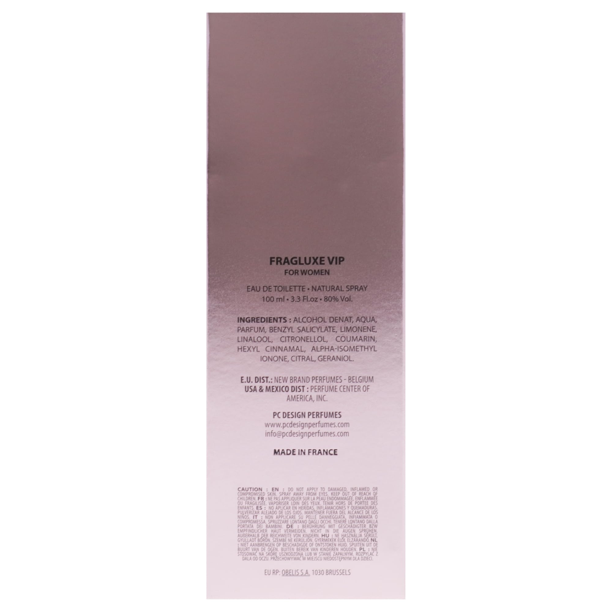 Foto 8 pulgar | Eau De Toilette Perfume Fragluxe Vip Para Mujer  100 Ml - Venta Internacional.