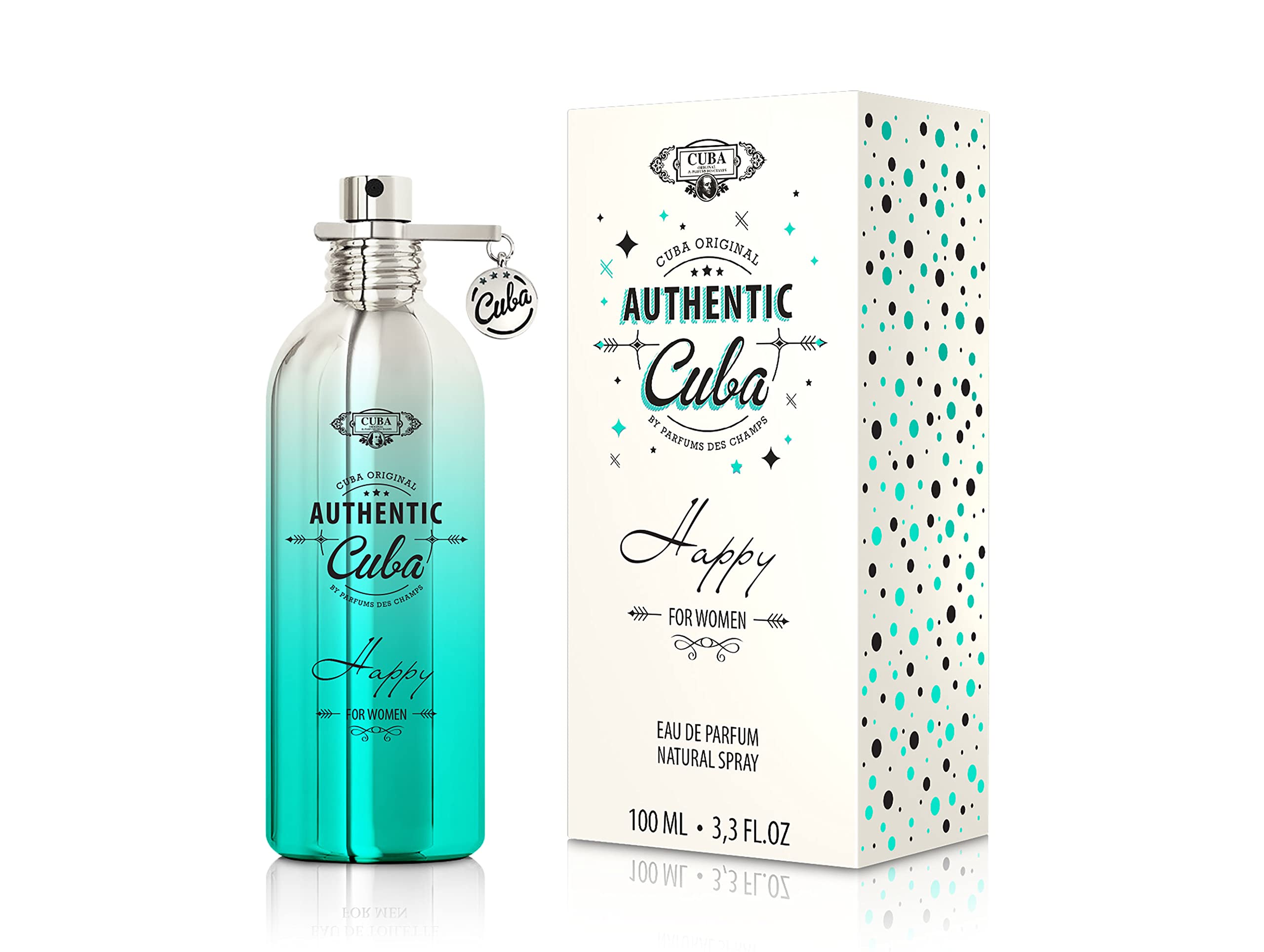 Foto 2 pulgar | Perfume Cuba Authentic Happy Eau De Parfum Para Mujer  100 Ml - Venta Internacional.