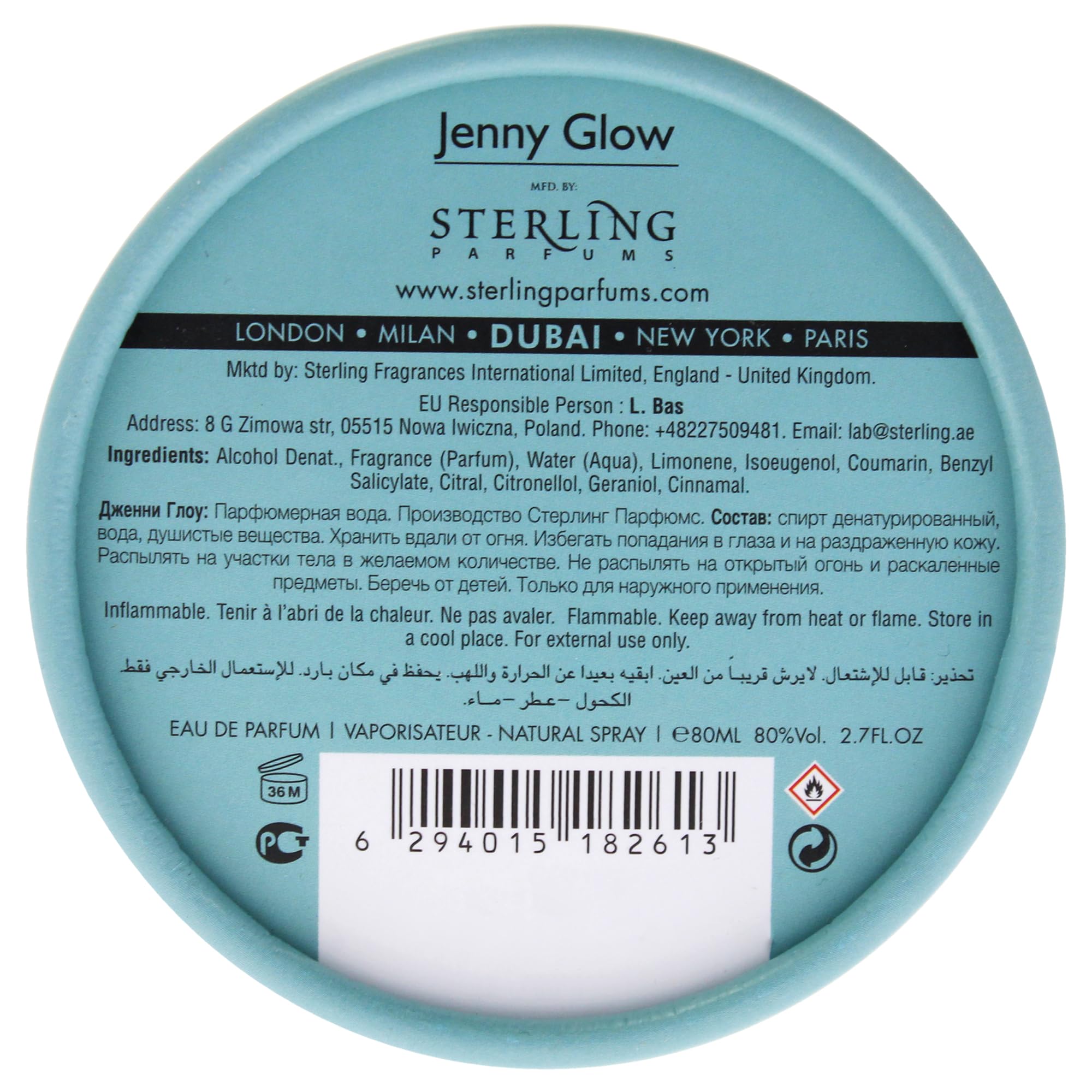 Foto 6 pulgar | Perfume Jenny Glow Aurore Eau De Parfum  80 Ml  Para Unisex - Venta Internacional.