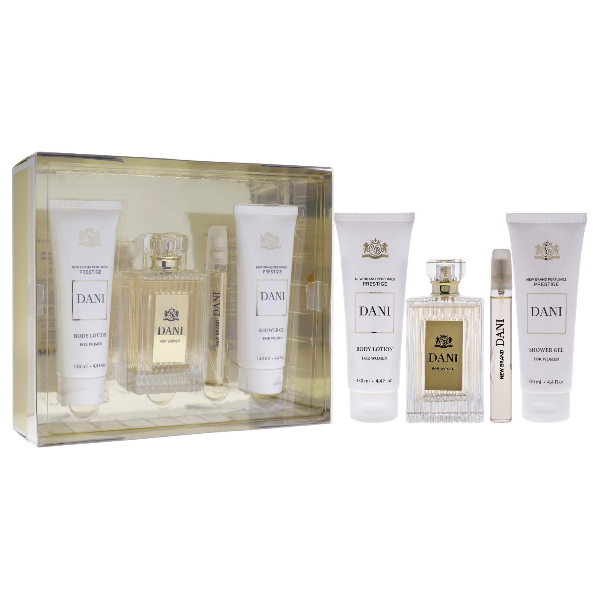 Foto 4 pulgar | Set De Regalo De Perfume New Brand Prestige Dani Para Mujer  100 Ml - Venta Internacional.
