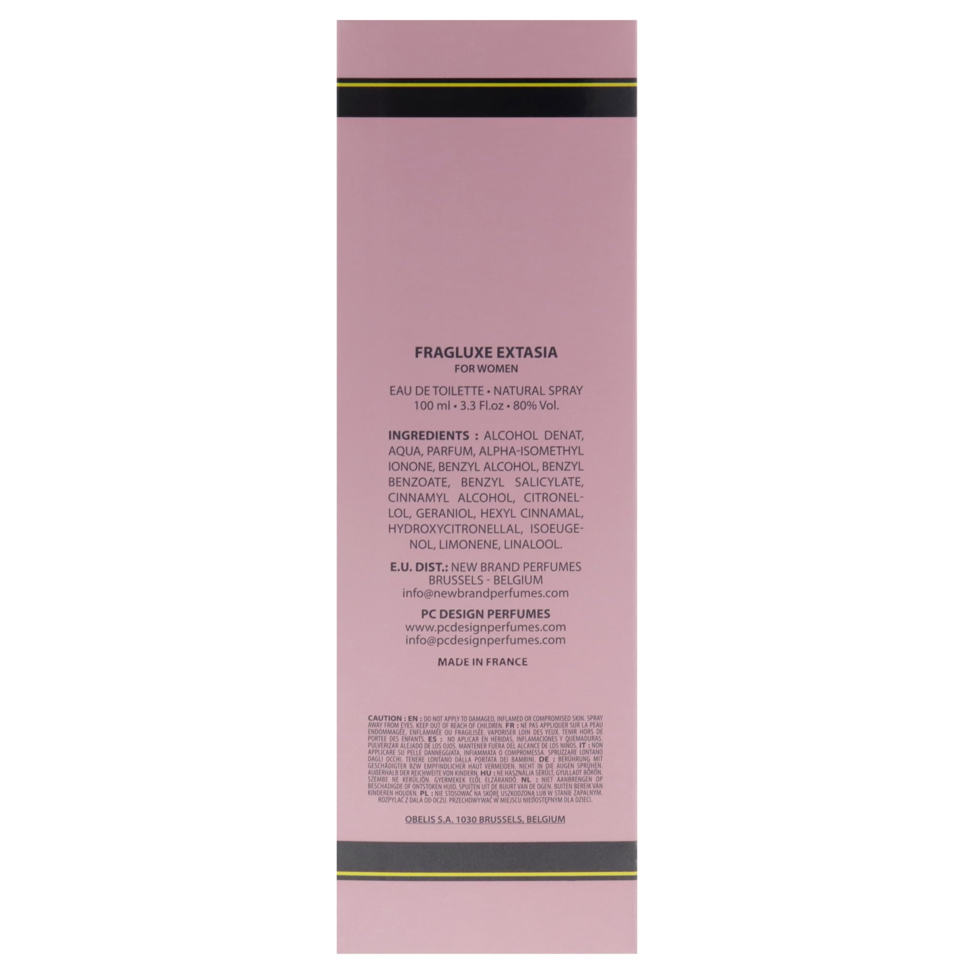 Foto 8 pulgar | Perfume Fragluxe Extasia Para Mujer  100 Ml  Eau De Toilette - Venta Internacional.