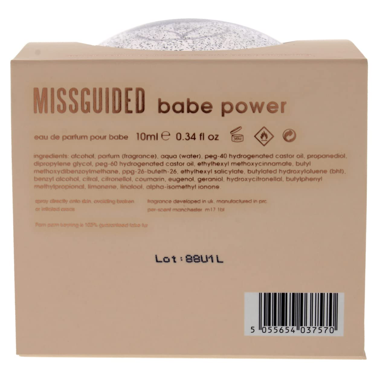 Foto 3 pulgar | Perfume Missguided Babe Power Eau De Parfum  10 Ml  Para Mujer - Venta Internacional.