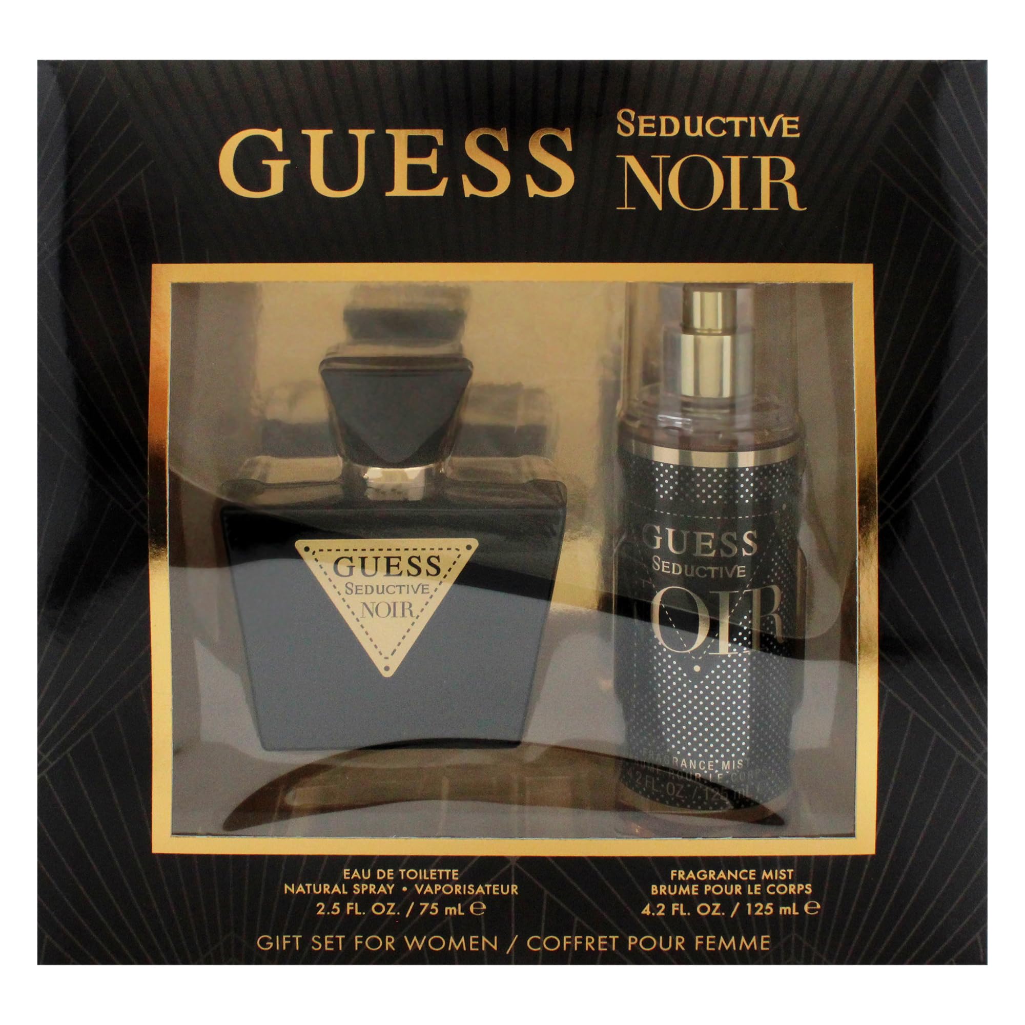 Foto 6 pulgar | Set De Regalo Perfume Guess Seductive Noir Para Mujer  75 Ml Edt - Venta Internacional.