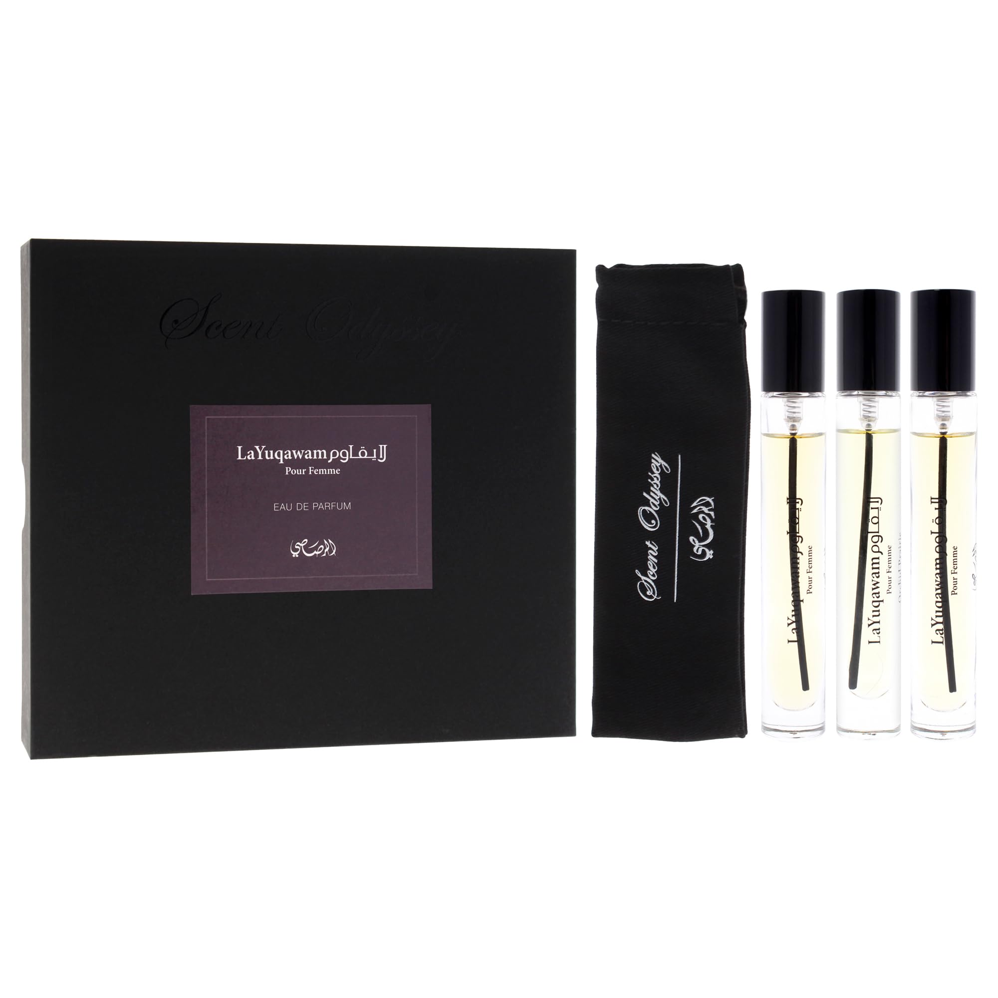 Foto 4 pulgar | Miniset De Regalo Perfume Rasasi Scent Odyssey La Yuqawam De 3 Piezas - Venta Internacional.