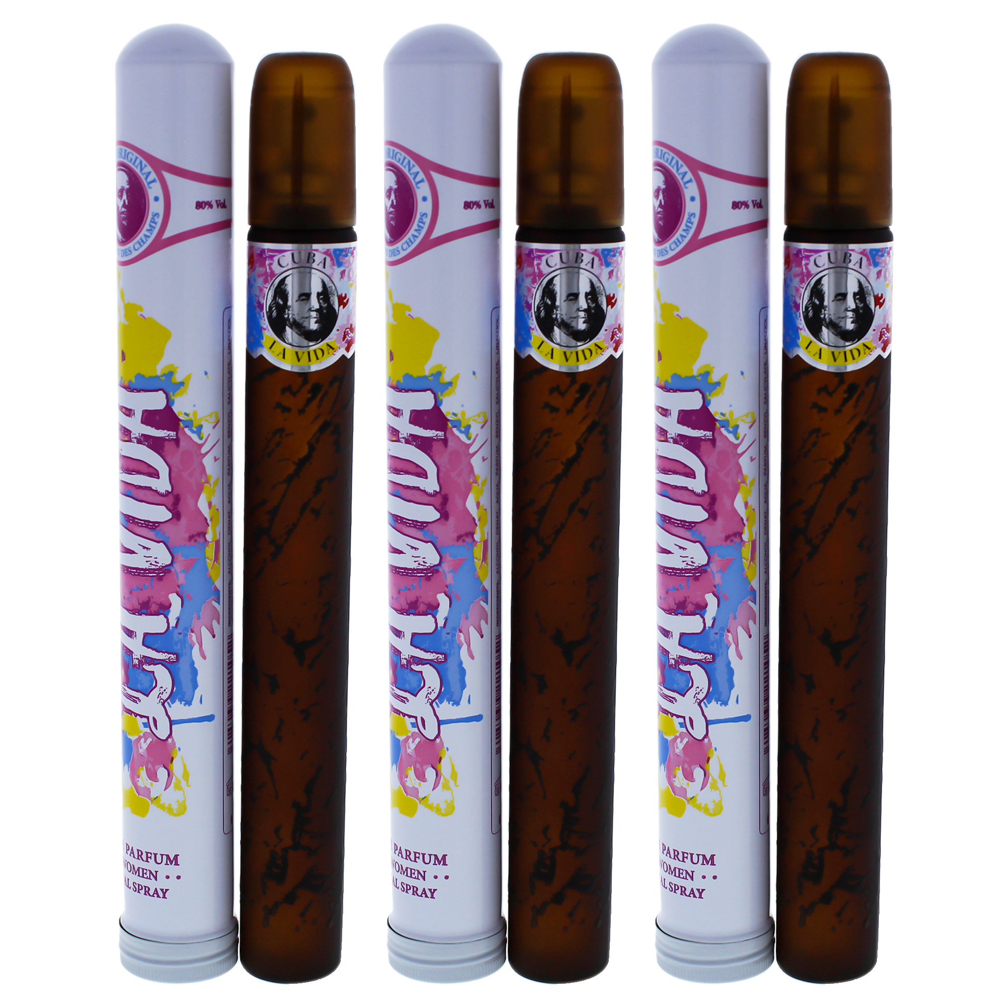 Foto 4 pulgar | Perfume Cuba La Vida Eau De Parfum Para Mujer  50 Ml  Paquete De 3 - Venta Internacional.