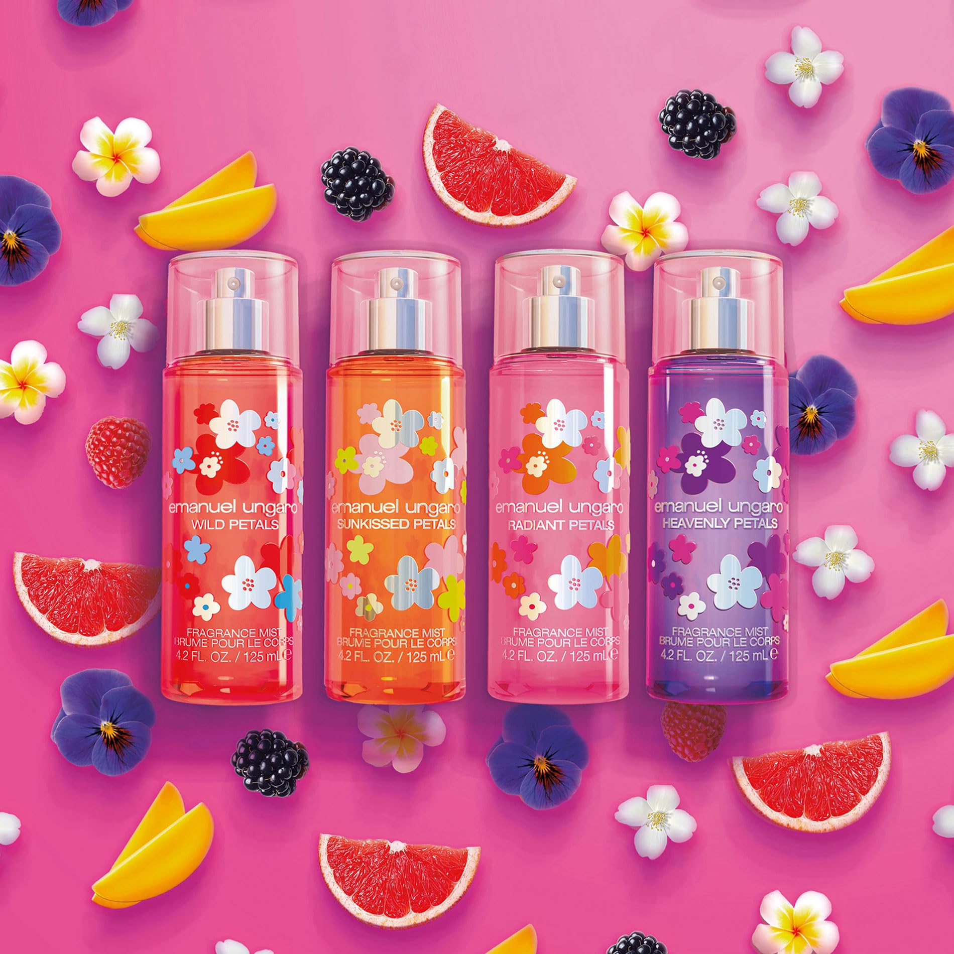 Foto 5 pulgar | Bruma Aromática Emanuel Ungaro Sunkissed Petals 125 Ml Para Mujer - Venta Internacional.