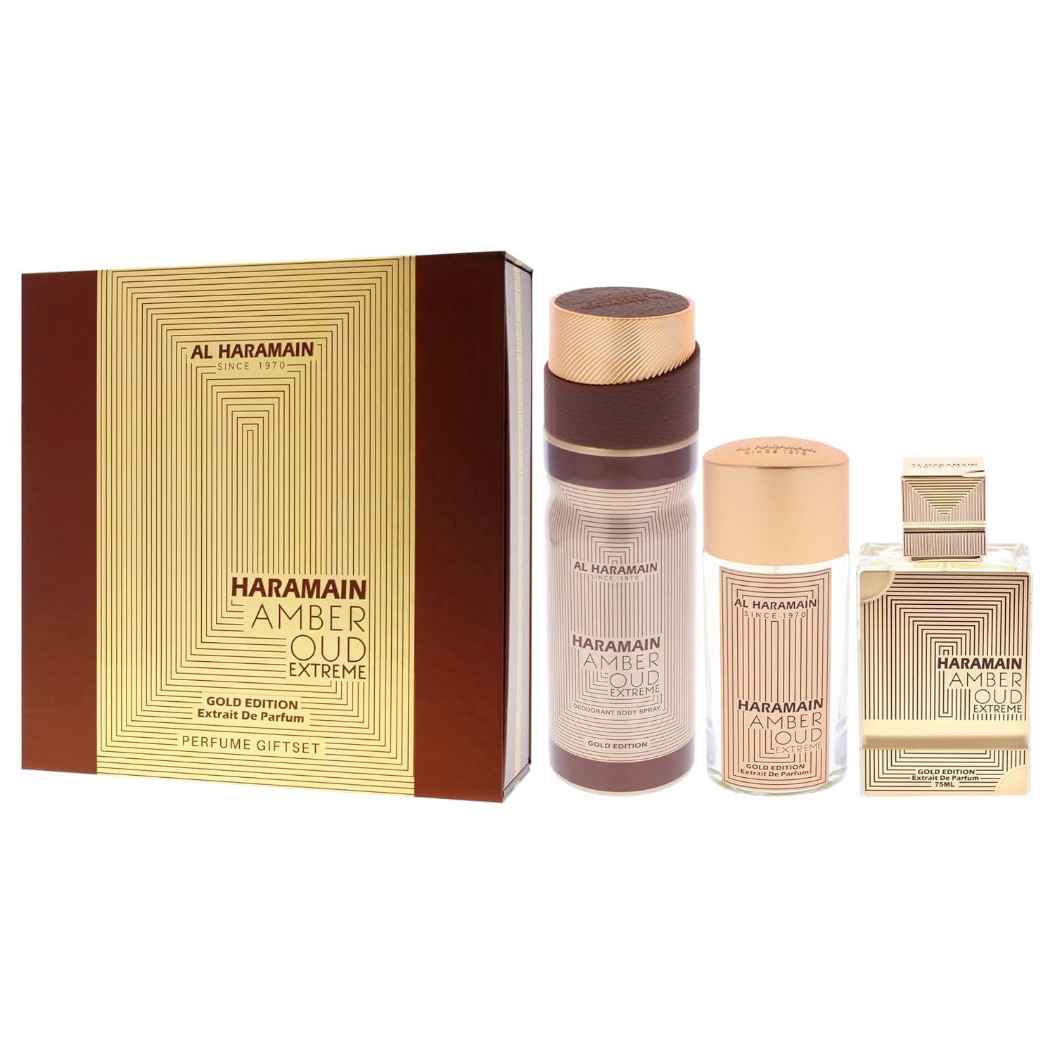 Foto 7 pulgar | Set De Regalo Perfume Al Haramain Amber Oud Gold Edition Extreme De 3 Piezas - Venta Internacional.