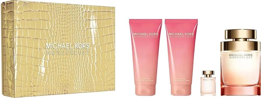 Foto 2 pulgar | Set De Regalo Michael Kors Wonderlust Eau De Parfum 100 Ml 4 Piezas - Venta Internacional.