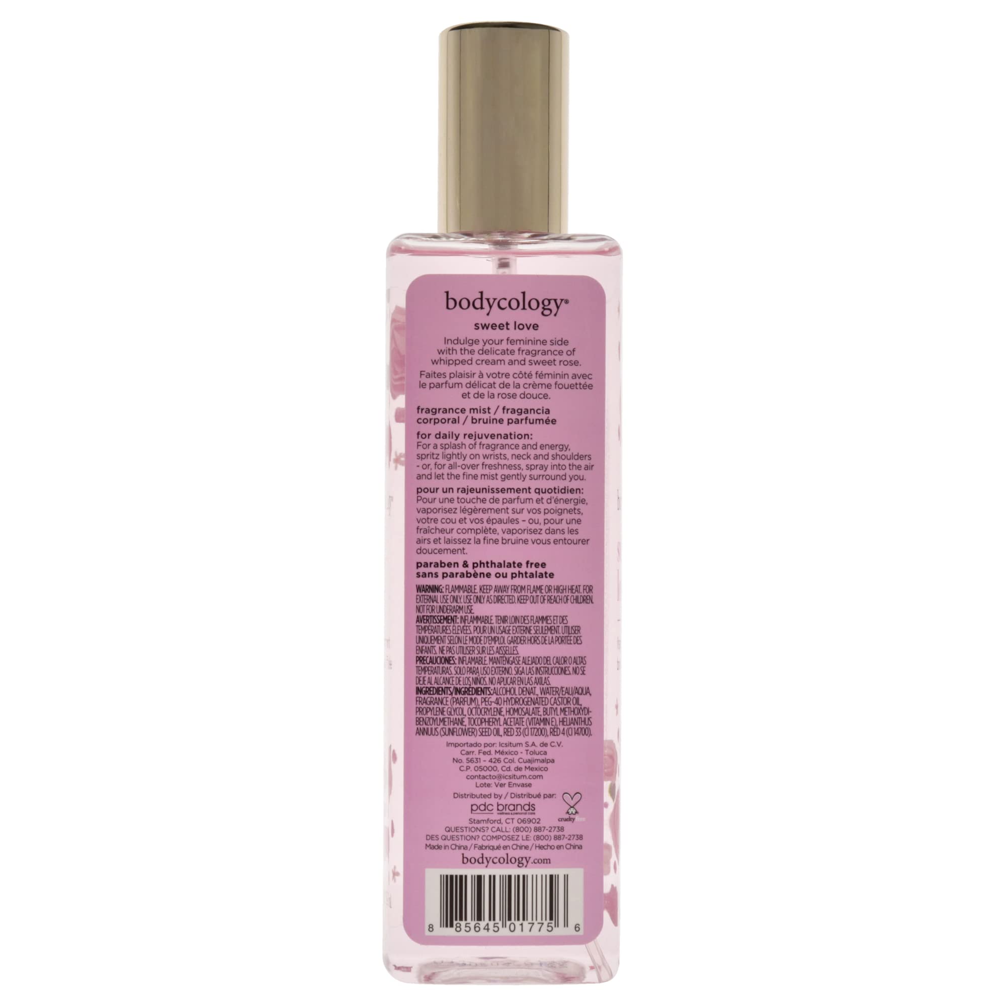 Foto 3 pulgar | Bruma Aromática Bodycology Sweet Love 240 Ml - Venta Internacional.