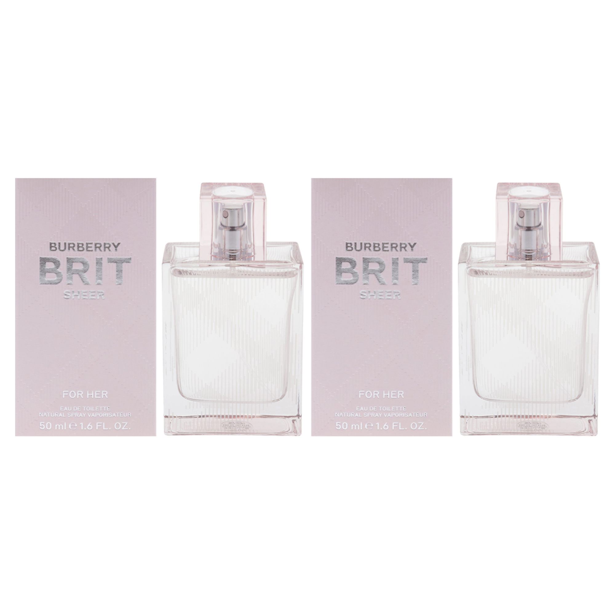 Foto 2 pulgar | Perfume Burberry Brit Sheer  Paquete De 2 Unidades  Para Mujer - Venta Internacional.